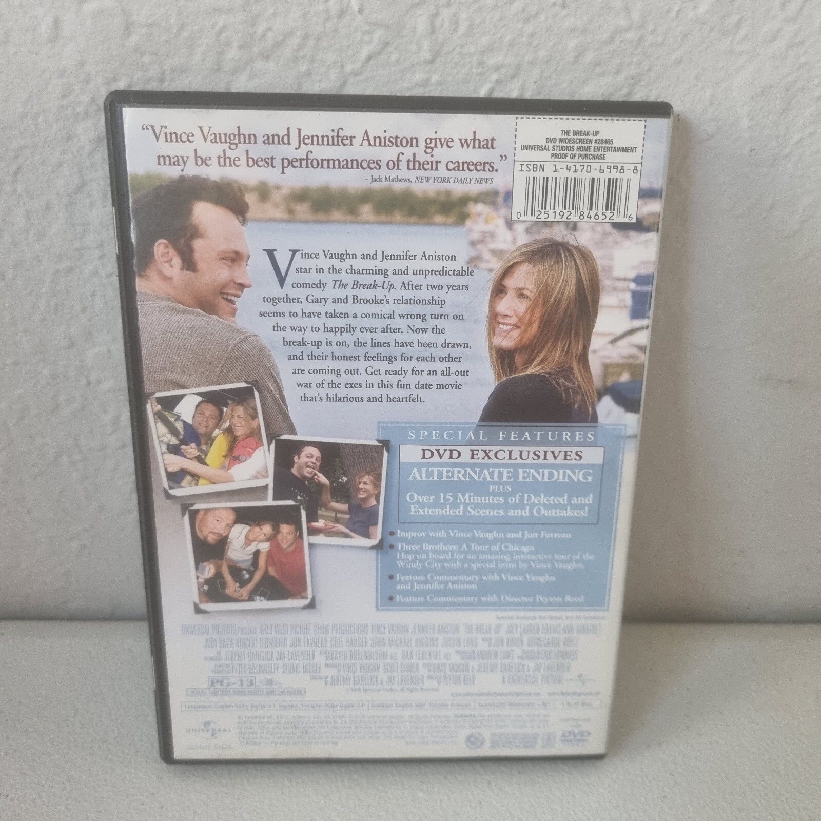The Break-Up DVD Best American Comedy Movie Universal Pictures Vince Vaughn