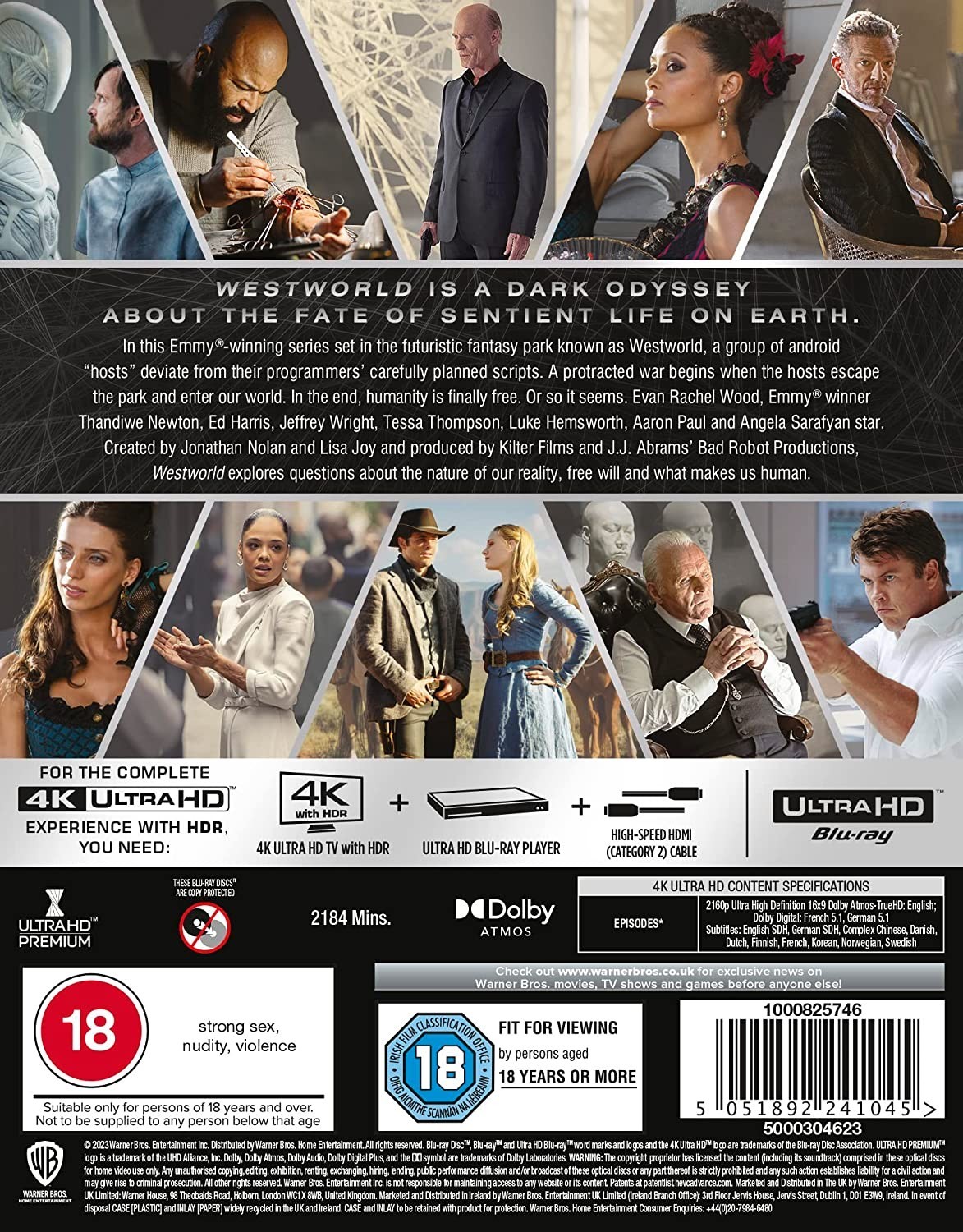 WESTWORLD The Complete Series (2016-22) 4K UHD Blu-Ray BRAND NEW
