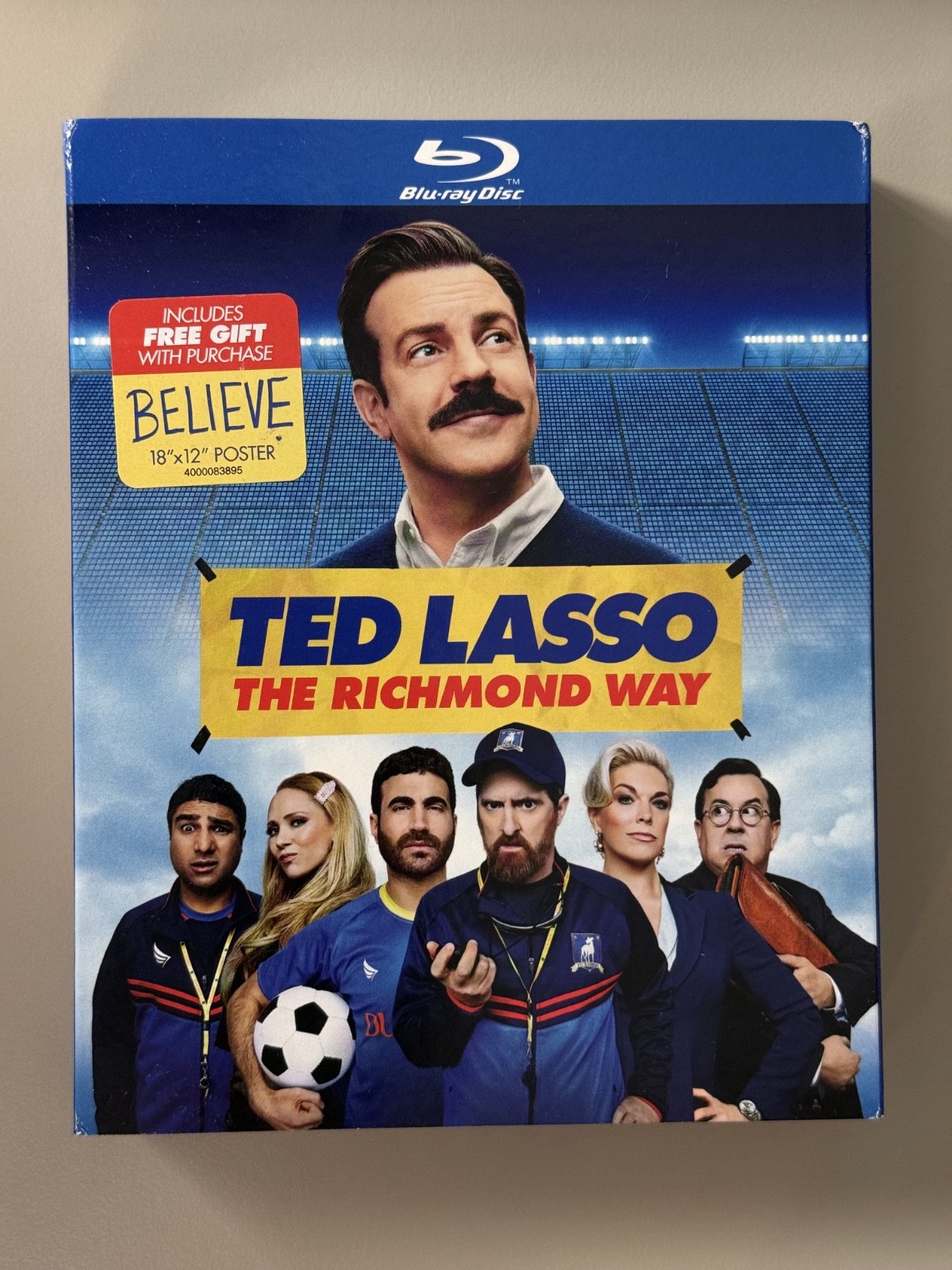 Ted Lasso: The Richmond Way Blu-ray w/ Slipcover & Folded Poster