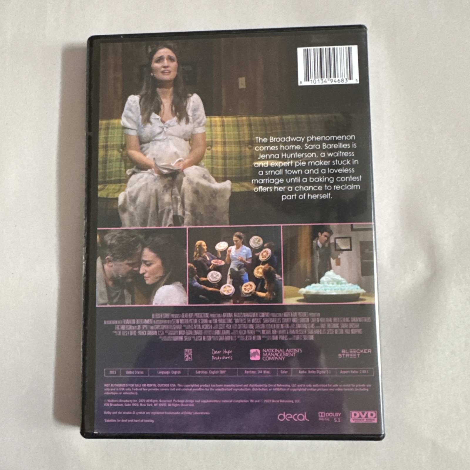 Waitress: the Musical (DVD, 2023)