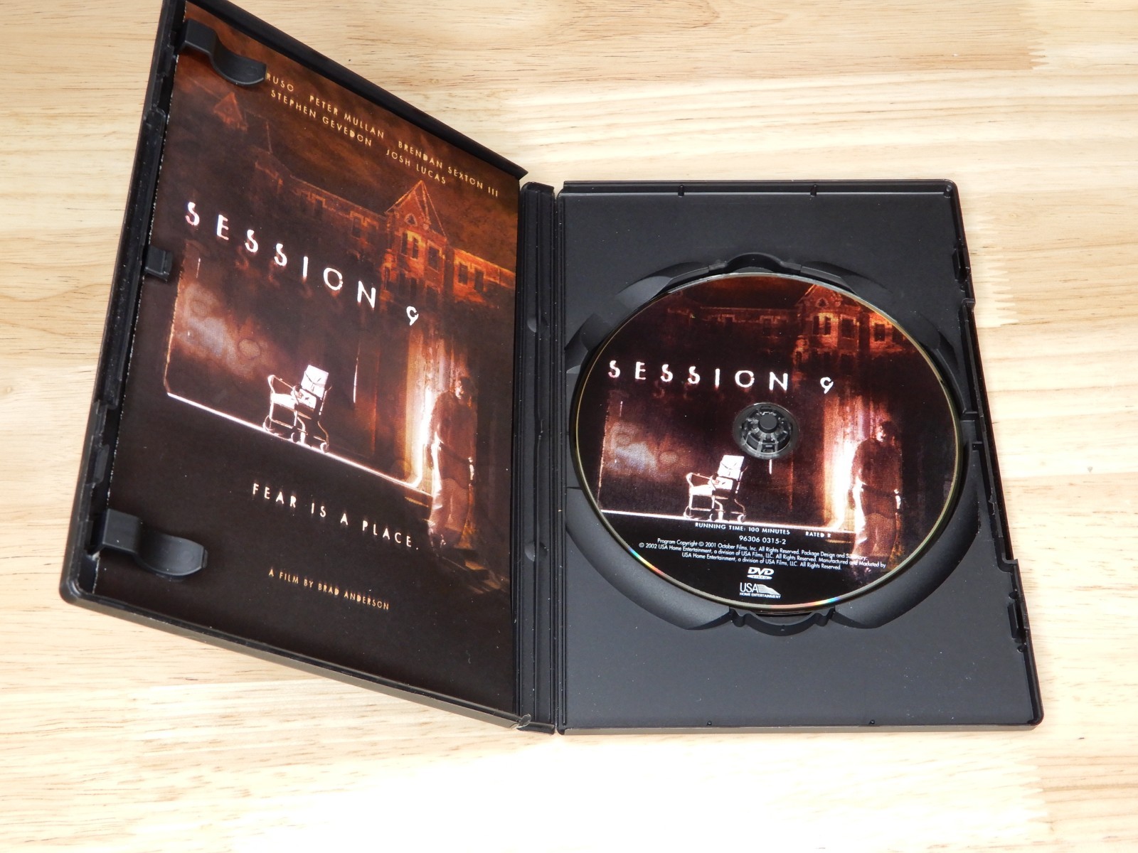 Session 9 (DVD, 2001 Horror Film) David Caruso, Peter Mullan, Josh Lucas