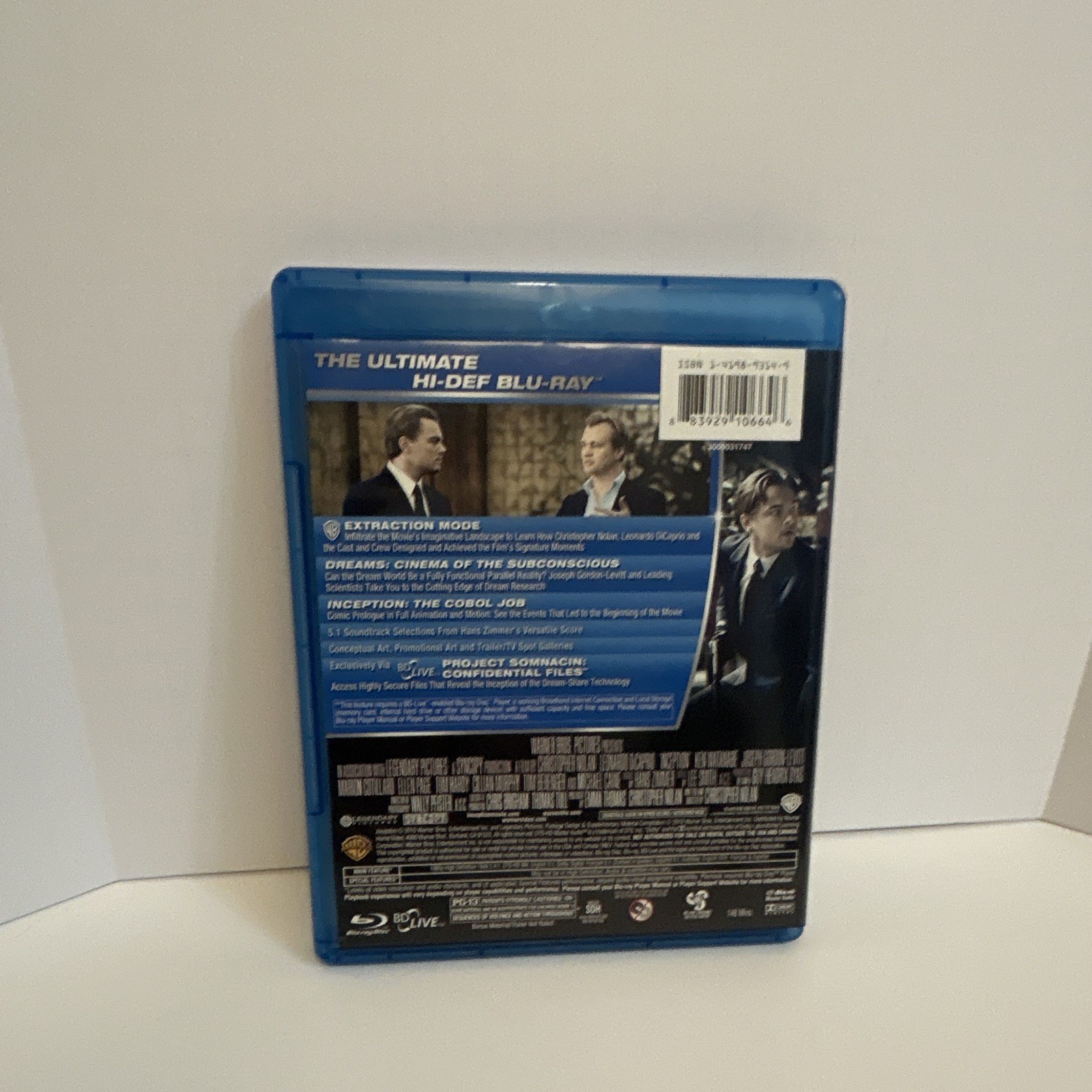 Warner Bros. Inception (Blu-ray) Digital Copy PG-13 Sci-Fi Christopher Nolan