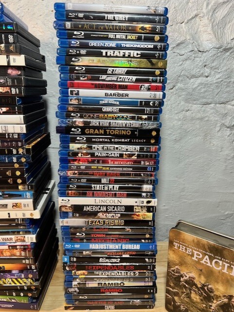 4K UHD / Blu-Ray / DVD Movie Lot – 144 Movies to Choose From