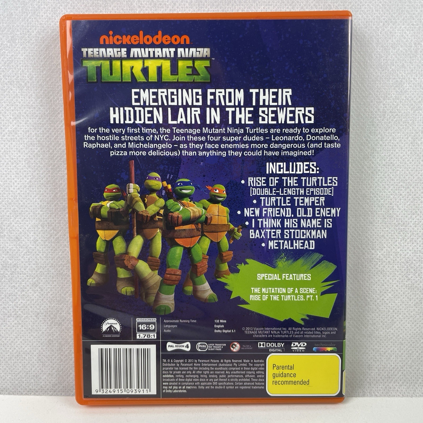 Teenage Mutant Ninja Turtles Nickelodeon Complete Set DVD 2012-2017 18 Discs R4