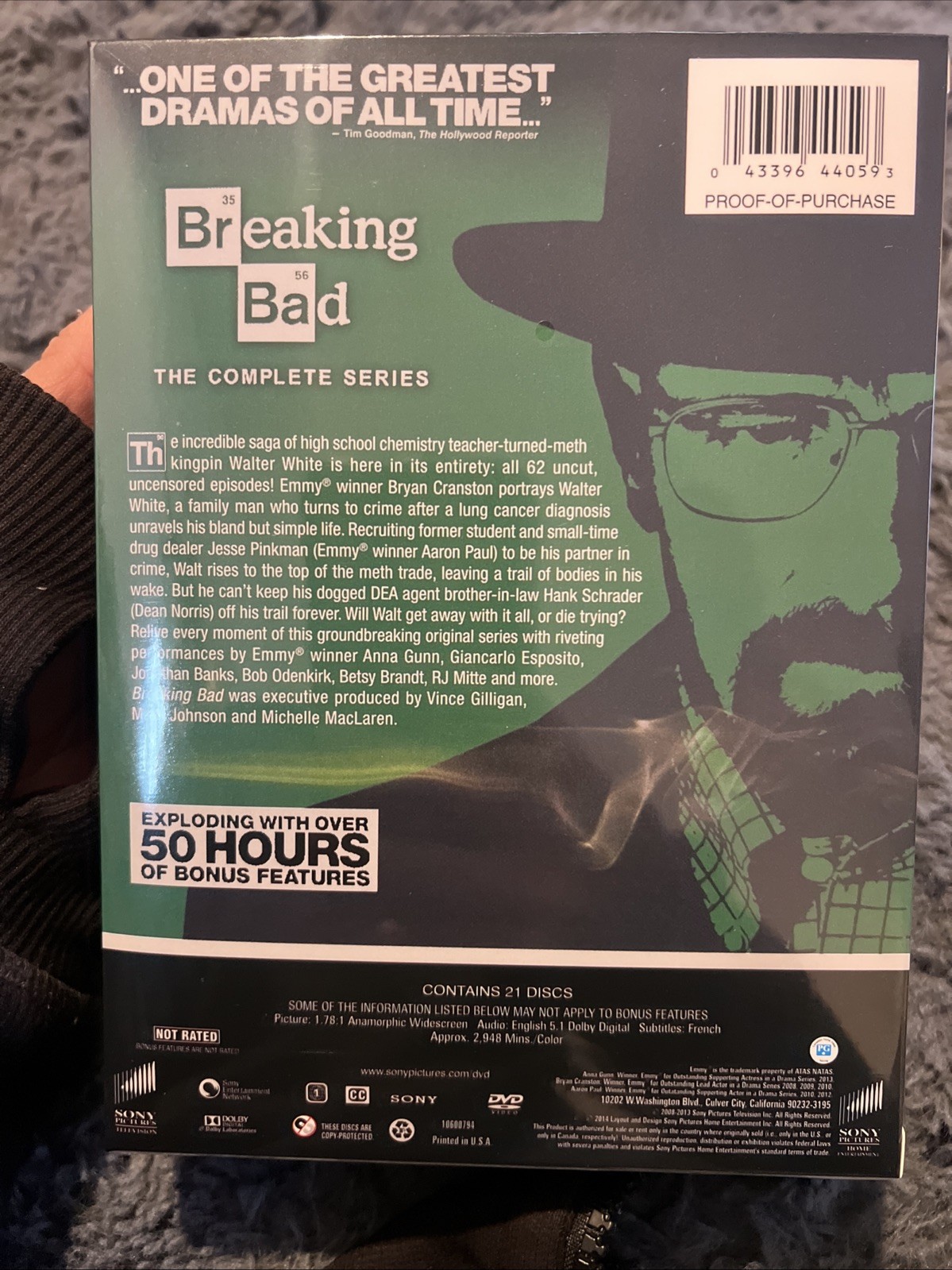 BREAKING BAD THE COMPLETE SERIES SEASONS 1-5 (DVD, 2014, 21-Disc Set)