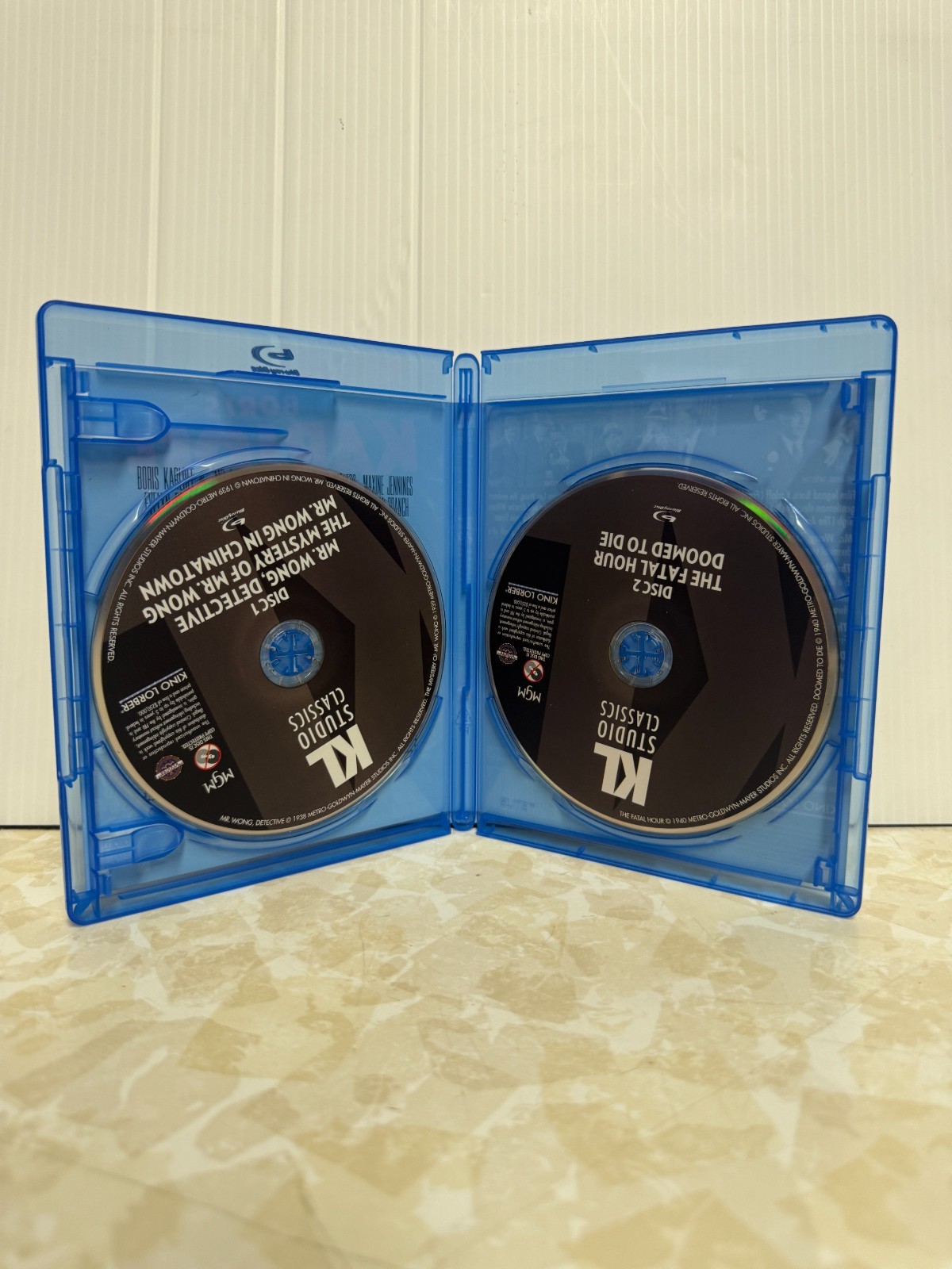 Mr. Wong Collection Blu-ray Kino Lorber Boris Karloff w/Slipcover OOP 2023