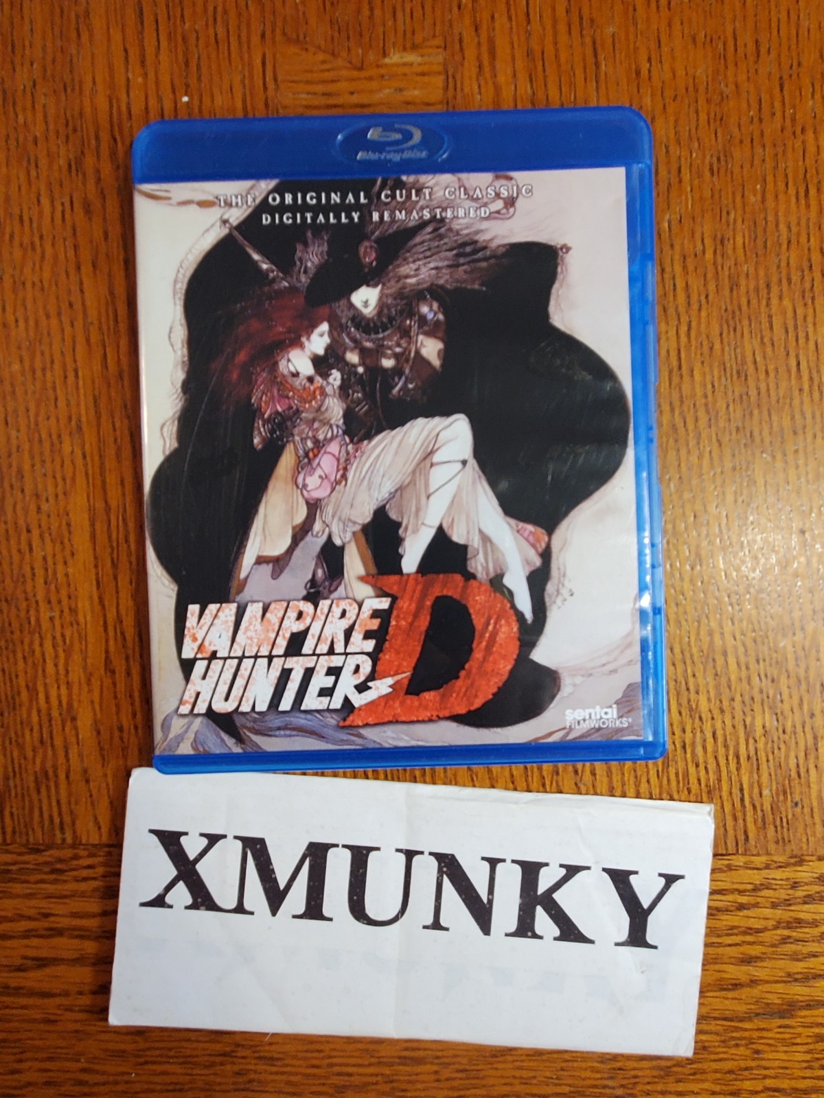 VAMPIRE HUNTER D (1985) BLU-RAY ORIGINAL RELEASE SENTAI FILMWORKS 2015 EXC!