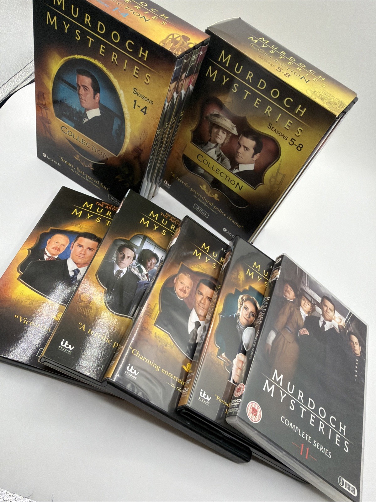 Murdoch Mysteries: Complete Series Seasons 1-12 DVD New/Clean Discs