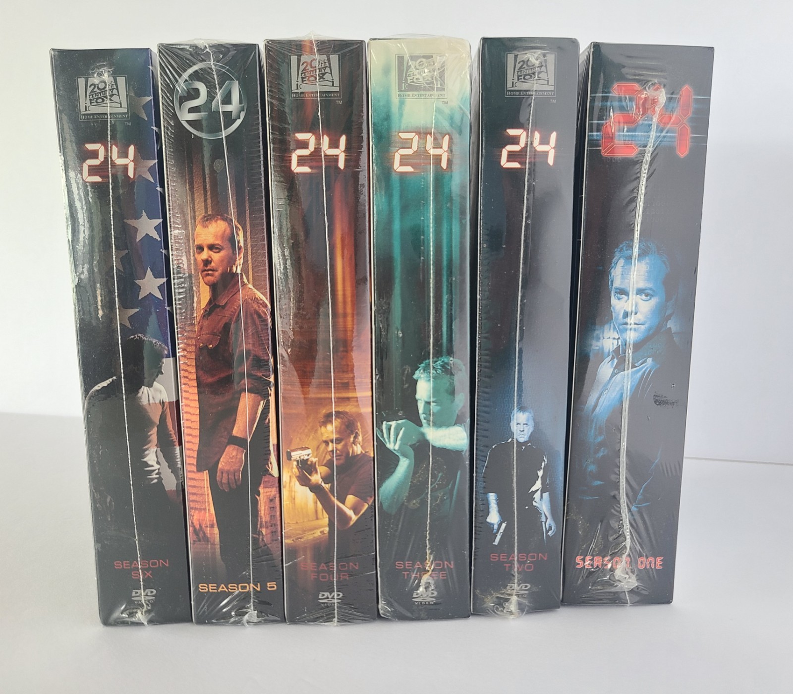 24 Complete Seasons 1-6 DVD Box Set Lot Factory Sealed Kiefer Sutherland
