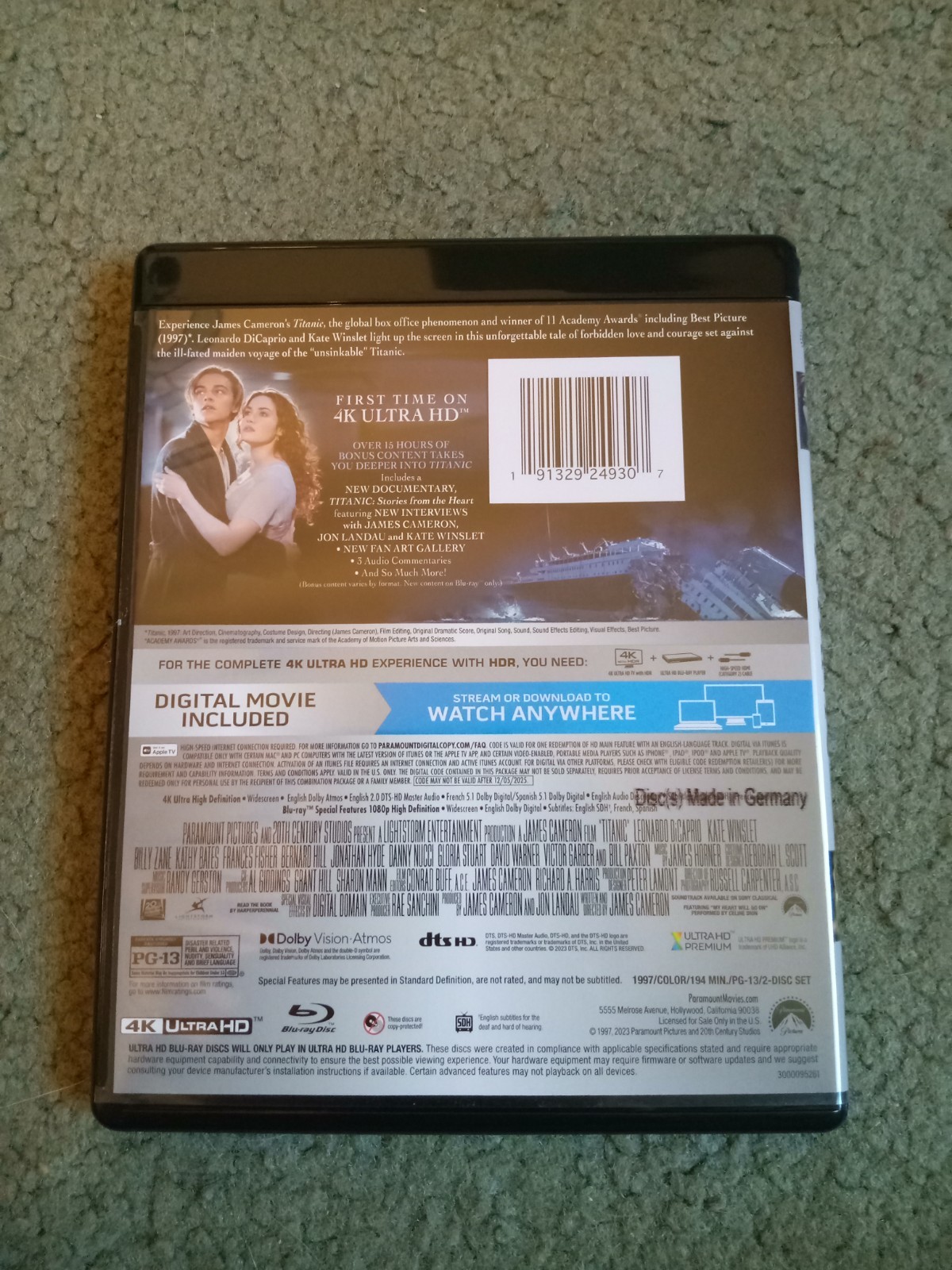 Titanic (4K-Ultra HD, 1997)