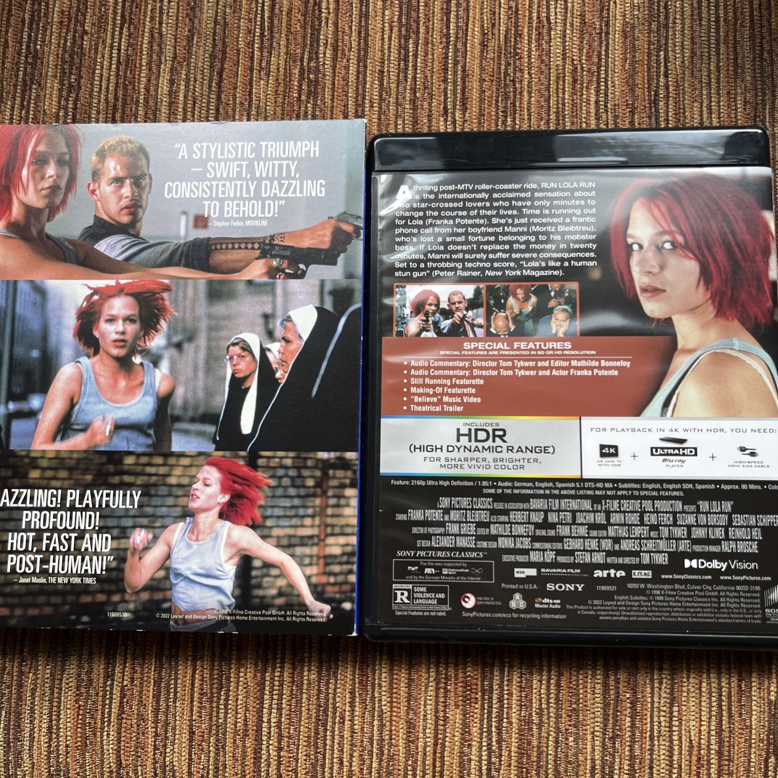 Run Lola Run (1998) Sony Classics 30th Anniv 4K UHD Slipcover