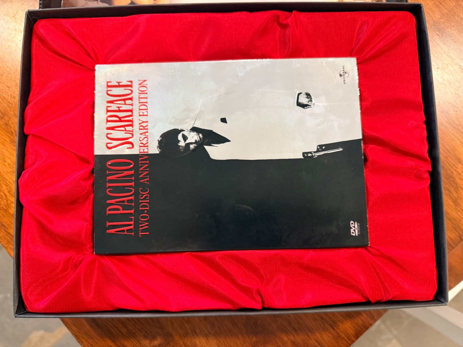 Opened Scarface DVD 2 Disc Collector’s Anniversary Special Edition Box Set