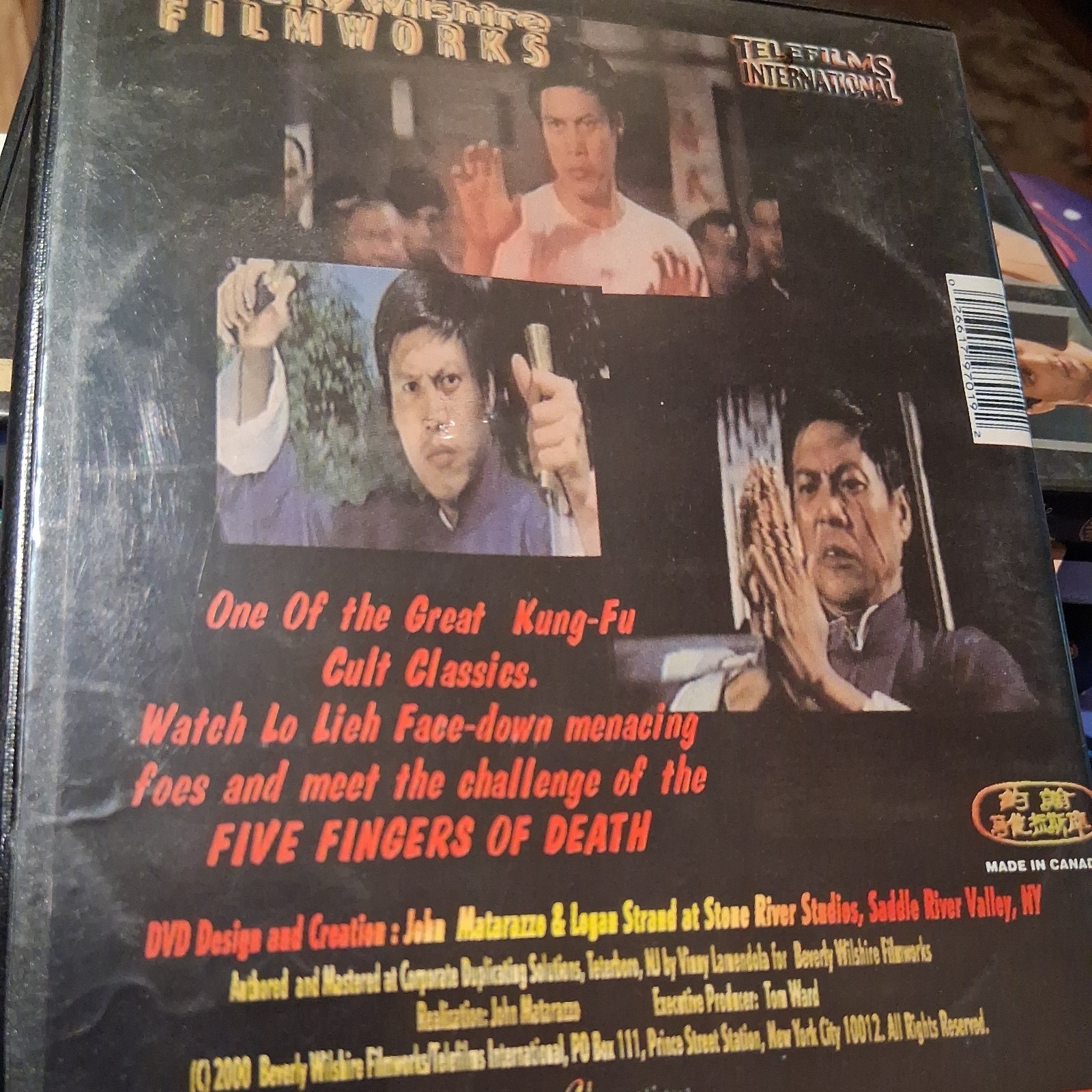 Five Fingers of Death [DVD] 105 Minutes of Non-Stop Action 🔥CULT CLASSIC