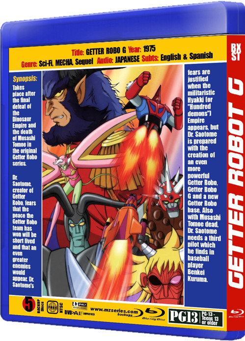 GETTER ROBO G audio Japanese with English & Spanish subtitles 1080 4.3 AI