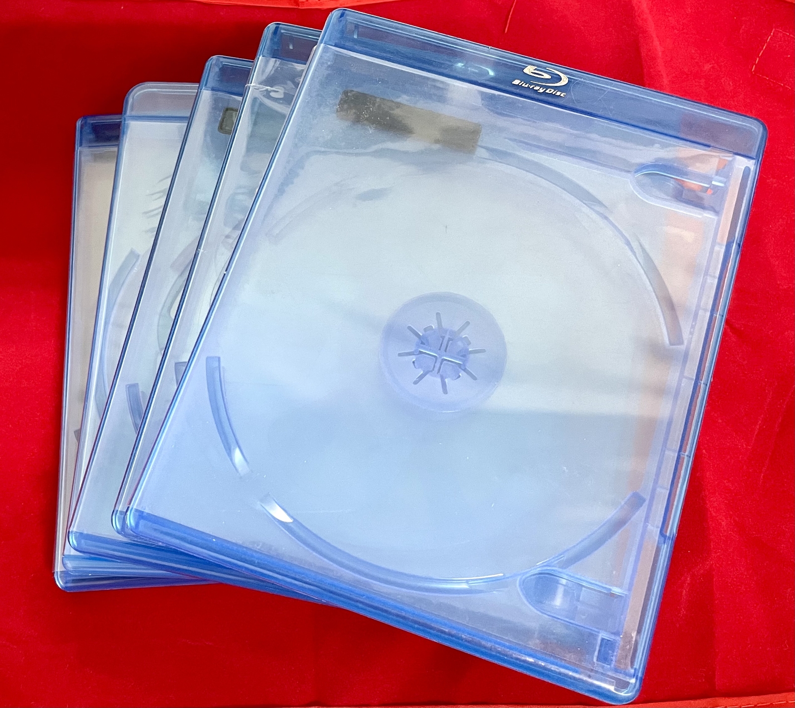Pack of ( 5 ) Blu-Ray Standard Empty Replacement Cases – Holds 1 disc