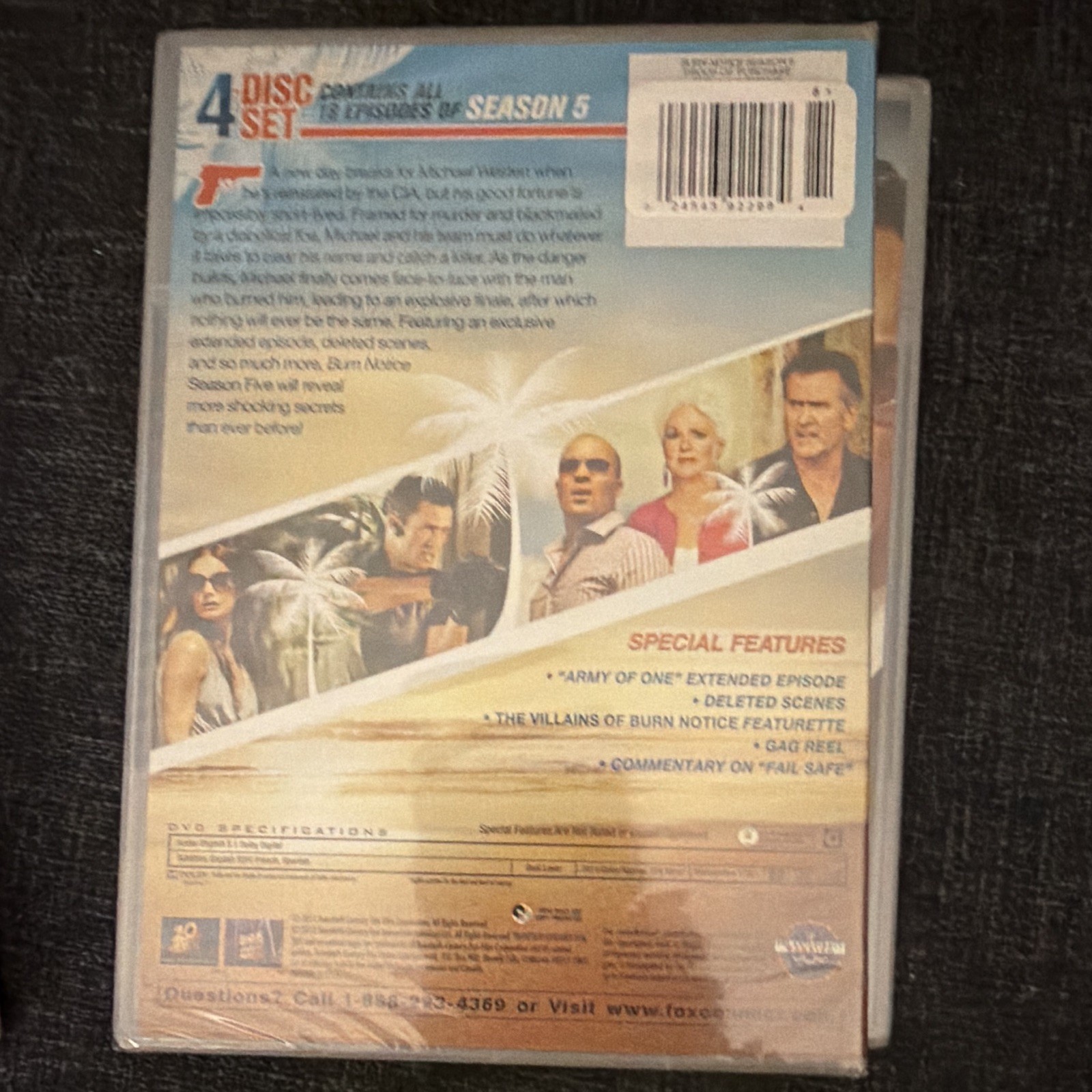 Burn Notice Seasons 4-7 DVD Set 20th Century Fox PG-13 773 Min Commentary