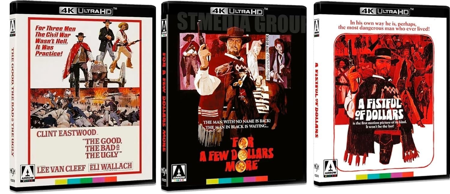 The Dollars Trilogy – Limited Special Edition [4K UHD+ Blu-ray] [Region Free]