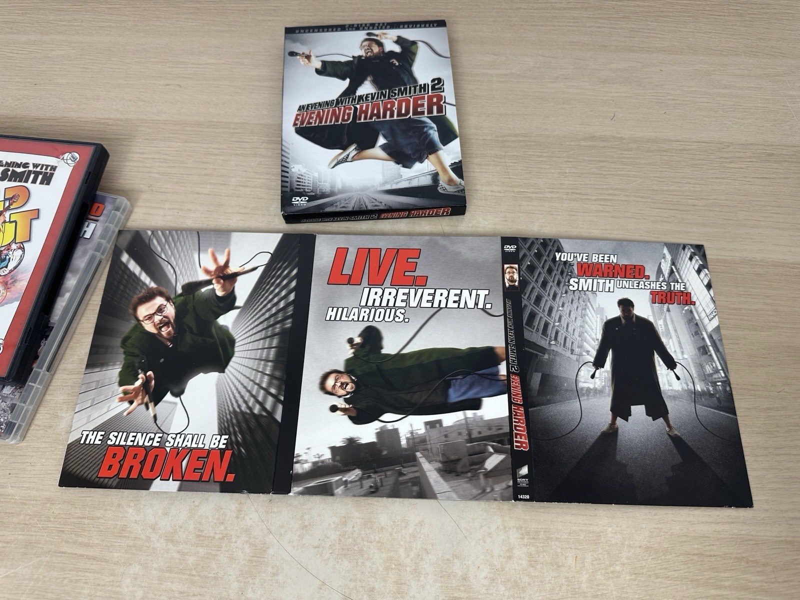 An Evening With Kevin Smith 1 2 & 3 DVD Lot: Too Fat For 40, Harder, Threevening