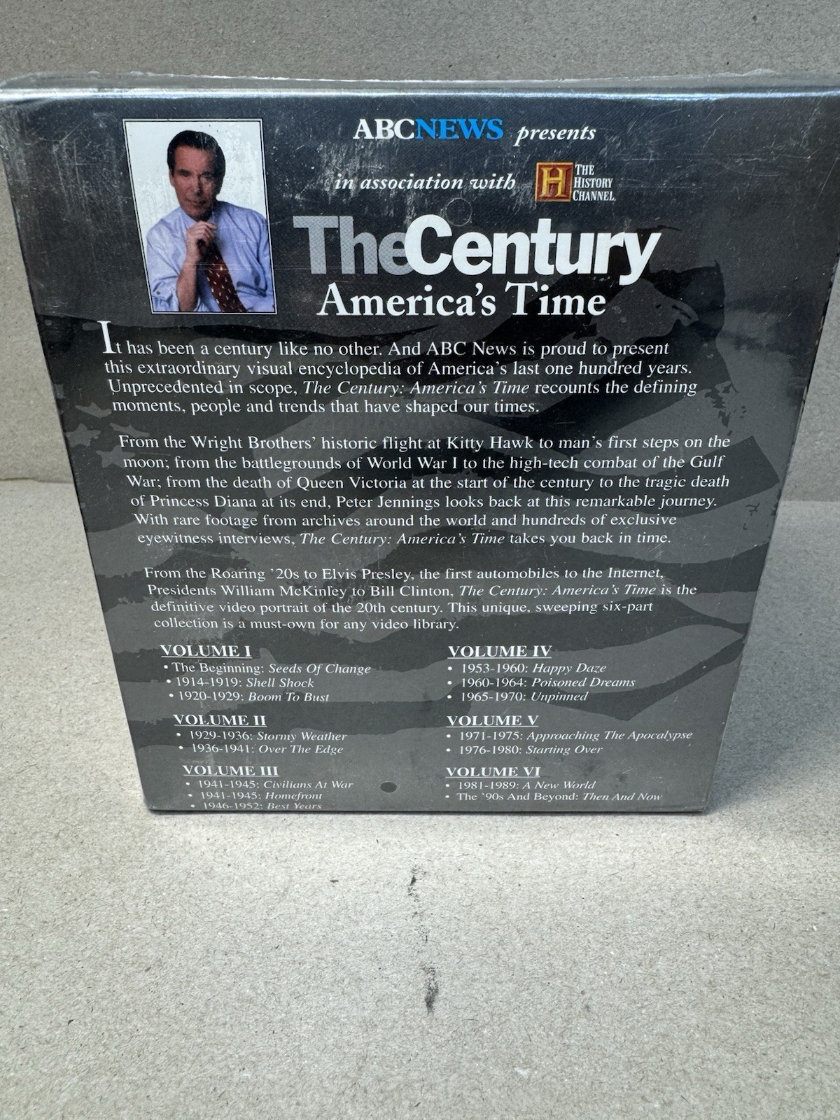 ABC News The Century: America’s Time DVD TV Series Documentary w/ Peter Jennings