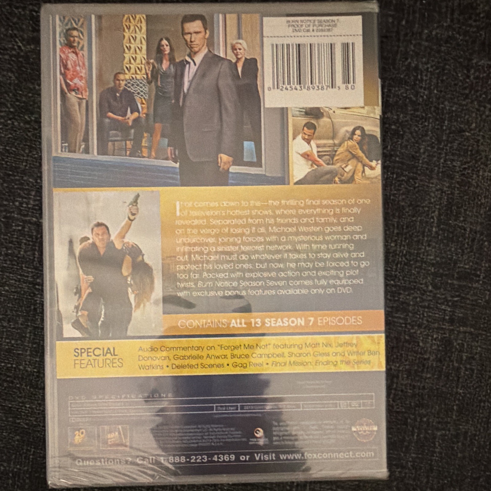Burn Notice Seasons 4-7 DVD Set 20th Century Fox PG-13 773 Min Commentary