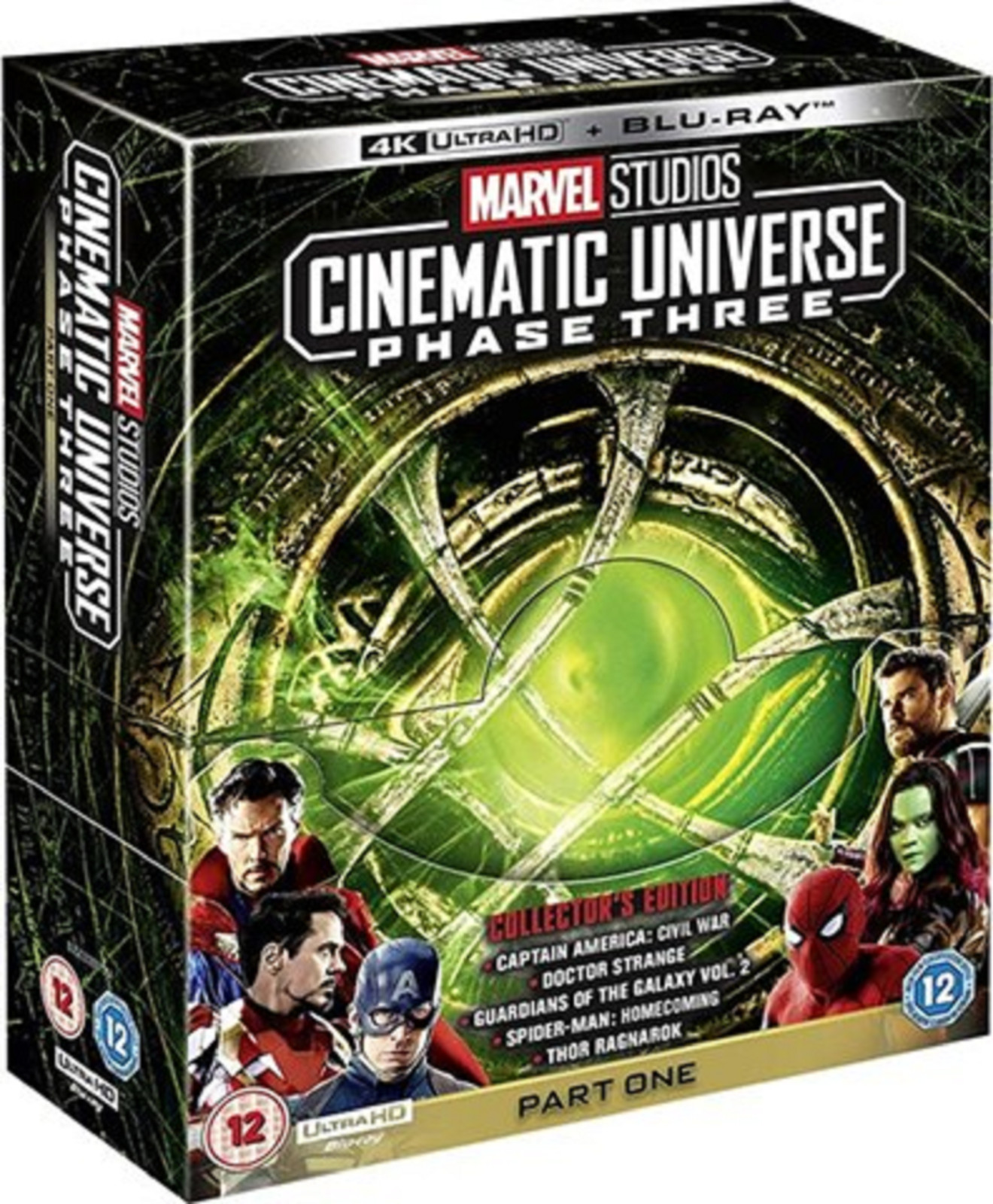 🔥MARVEL STUDIOS PHASE THREE (3) *Parts 1 & 2* 4K ULTRA HD*MINT!*FREE SHIPPING!