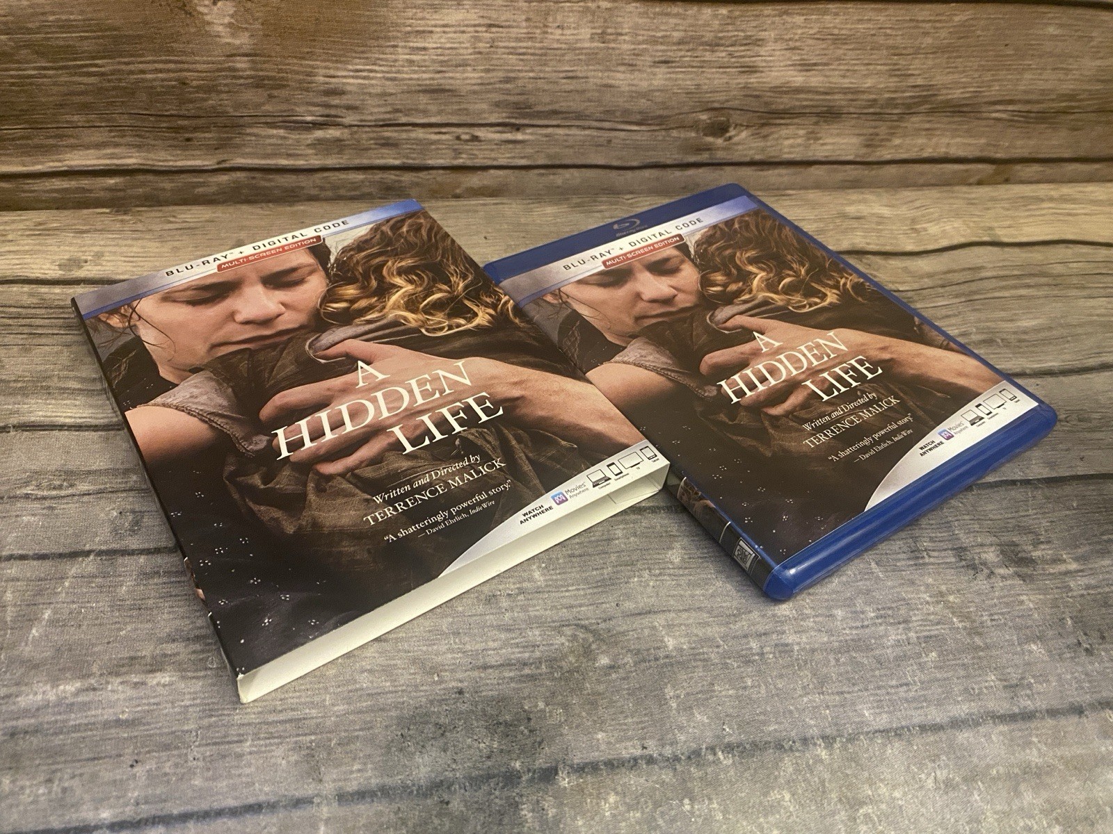 A Hidden Life (Blu-ray *No Digital) Terrence Malick World War II w/ Slipcover