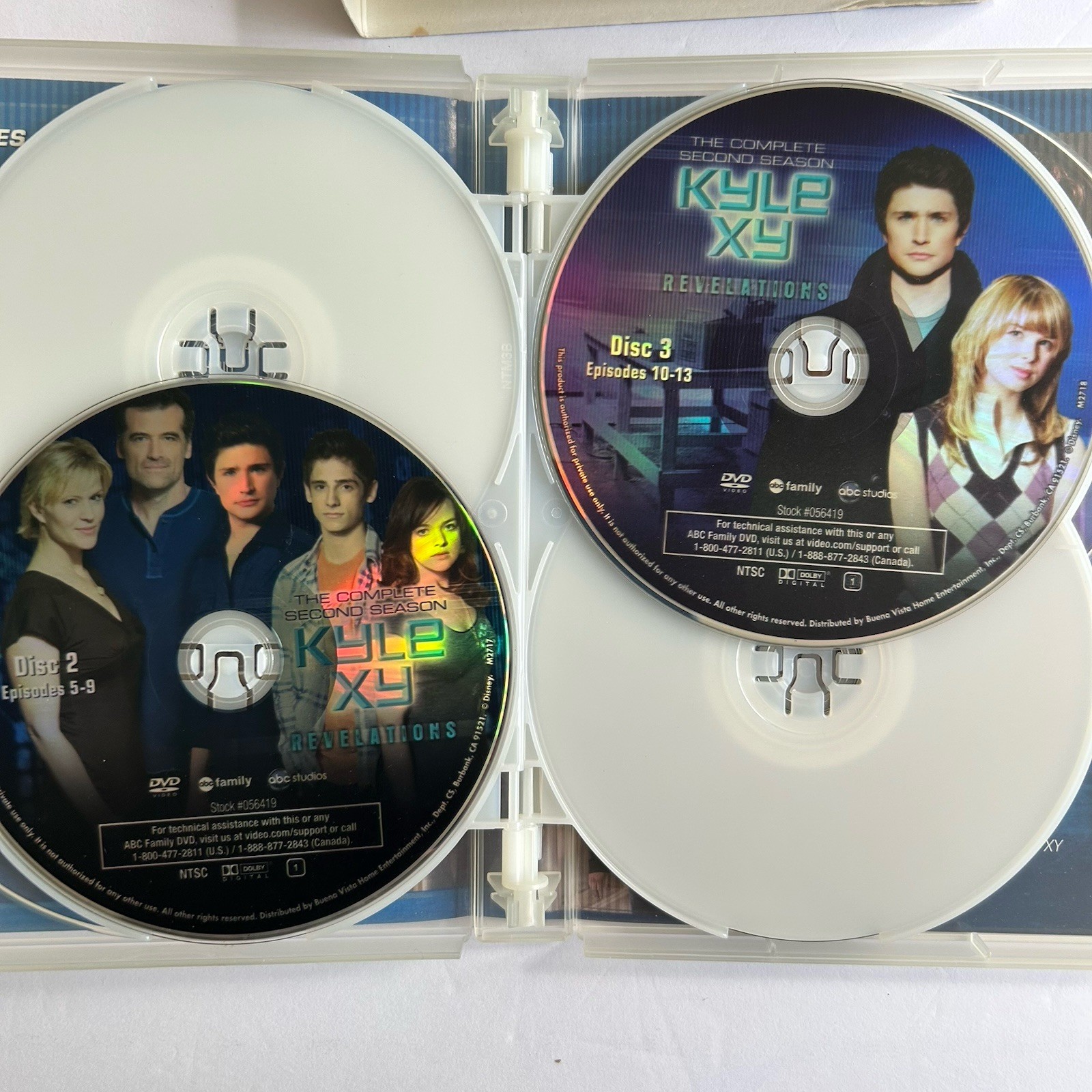 Kyle XY Revelations Complete Second Season DVD 6-Disc Set ABC Family 2008 VG