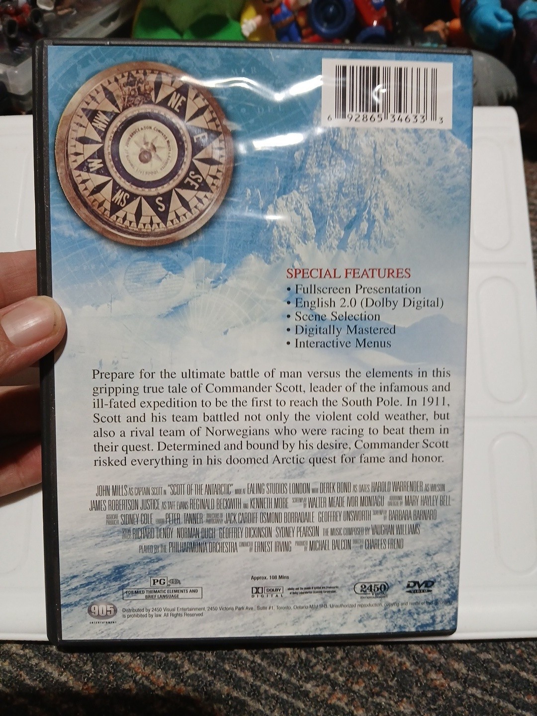 Scott Of The Antarctic 1948 Historical Drama Adventure DVD John Mills Derek Bond