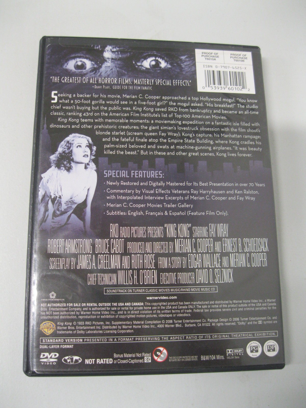 3 King Kong Movies King Kong 1933, King Kong 1976 DVD King Kong Escapes Blu-ray