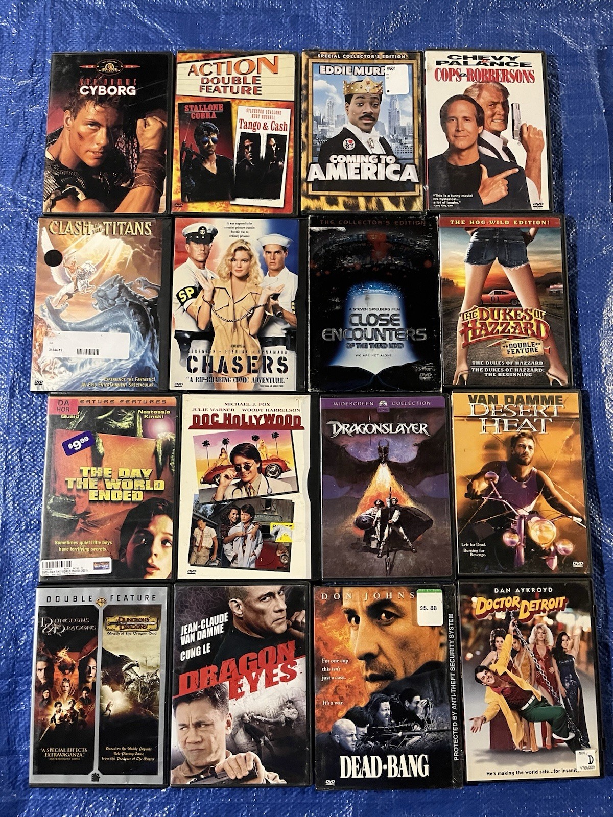 #11 80’s 90′ Action Comedy YOU PICK CHOOSE $5 Total Shipping Drop Down Menu Bar