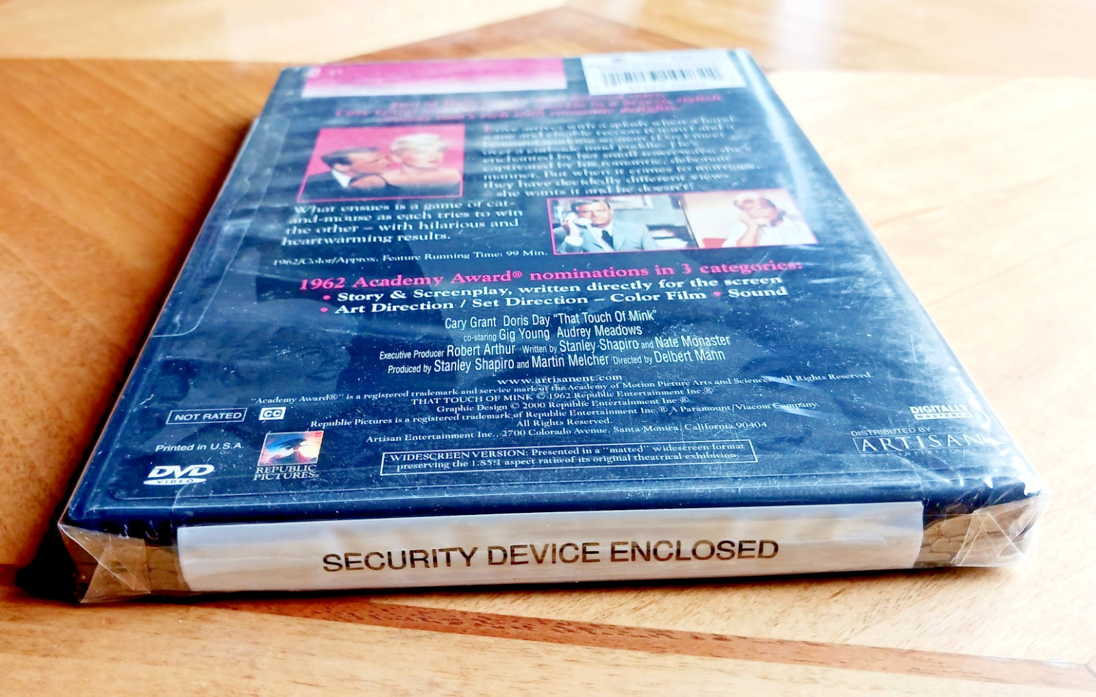 That Touch of Mink (WIDESCREEN DVD-2000); Vintage 60’s Rom-Com; NEW, SEALED