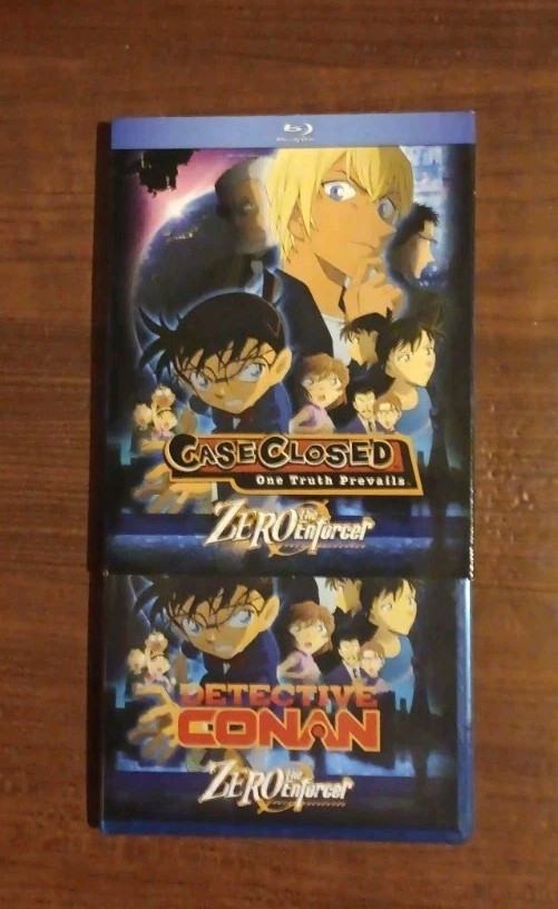 Case Closed Zero The Enforcer BLURAY w/ Slipcover (Out of Print) Near Mint/Mint