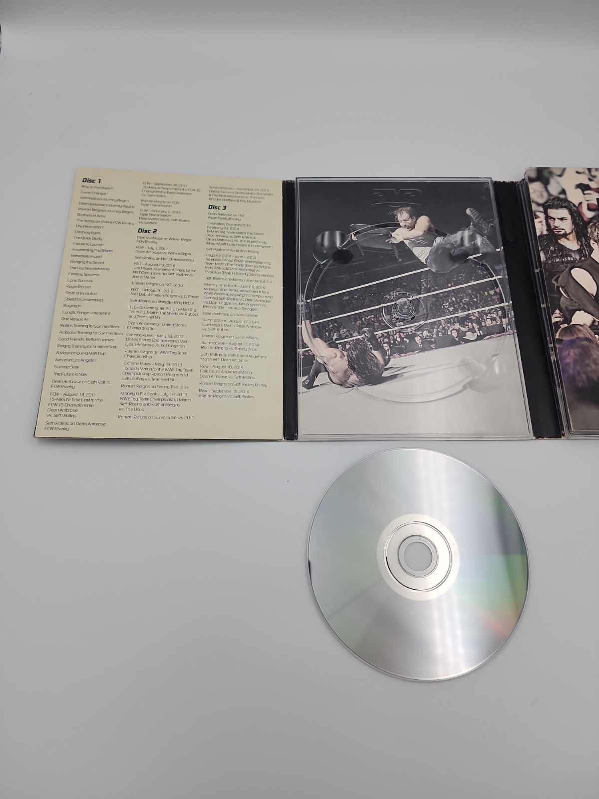 WWE: The Destruction of the Shield (DVD, 2015, 3-Disc Set) Reigns, Rollins