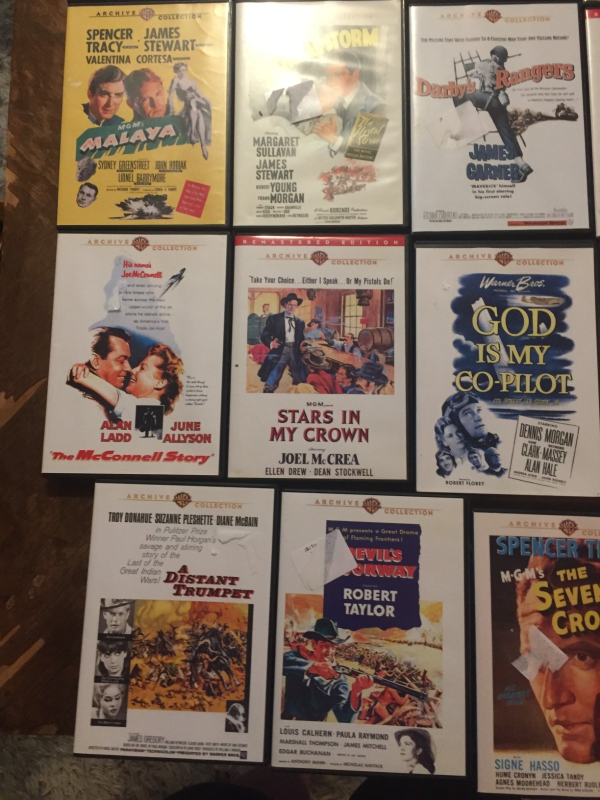 Warner Archive Collection DVD Lot X19 40-50s See Description
