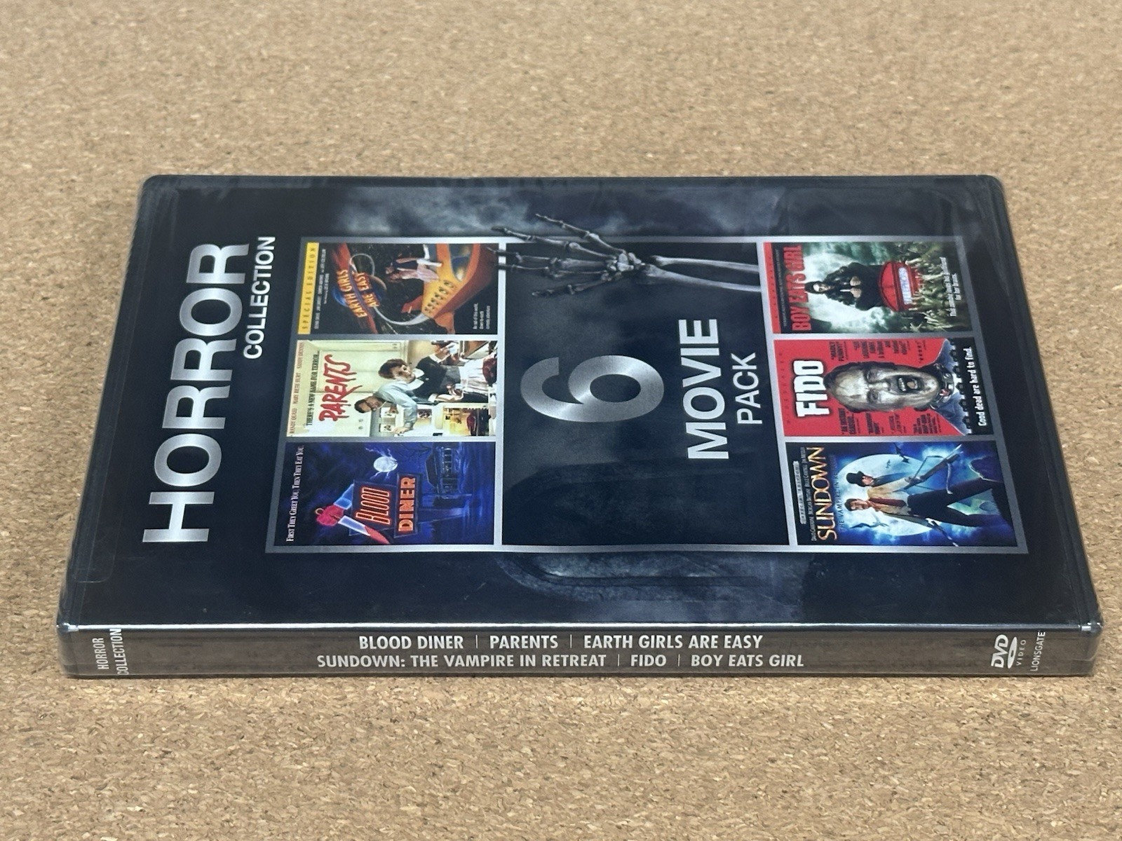 Horror Collection 6 Movie Pack Blood Diner Parents Fido Boy Eats Girl Earth Girl