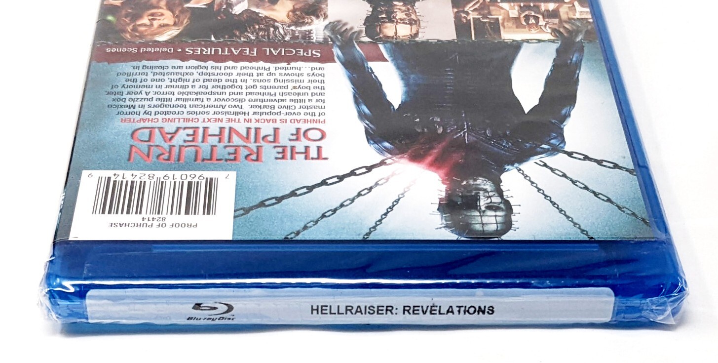 HELLRAISER: REVELATIONS (Blu-ray Disc, 2011) BLU RAY PINHEAD