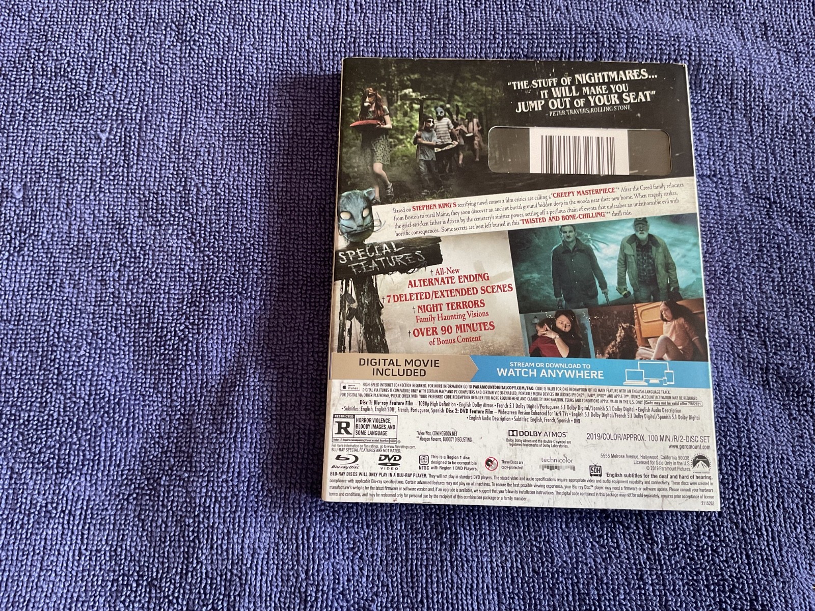 Pet Sematary 2019 (Blu-Ray / DVD / Digital)