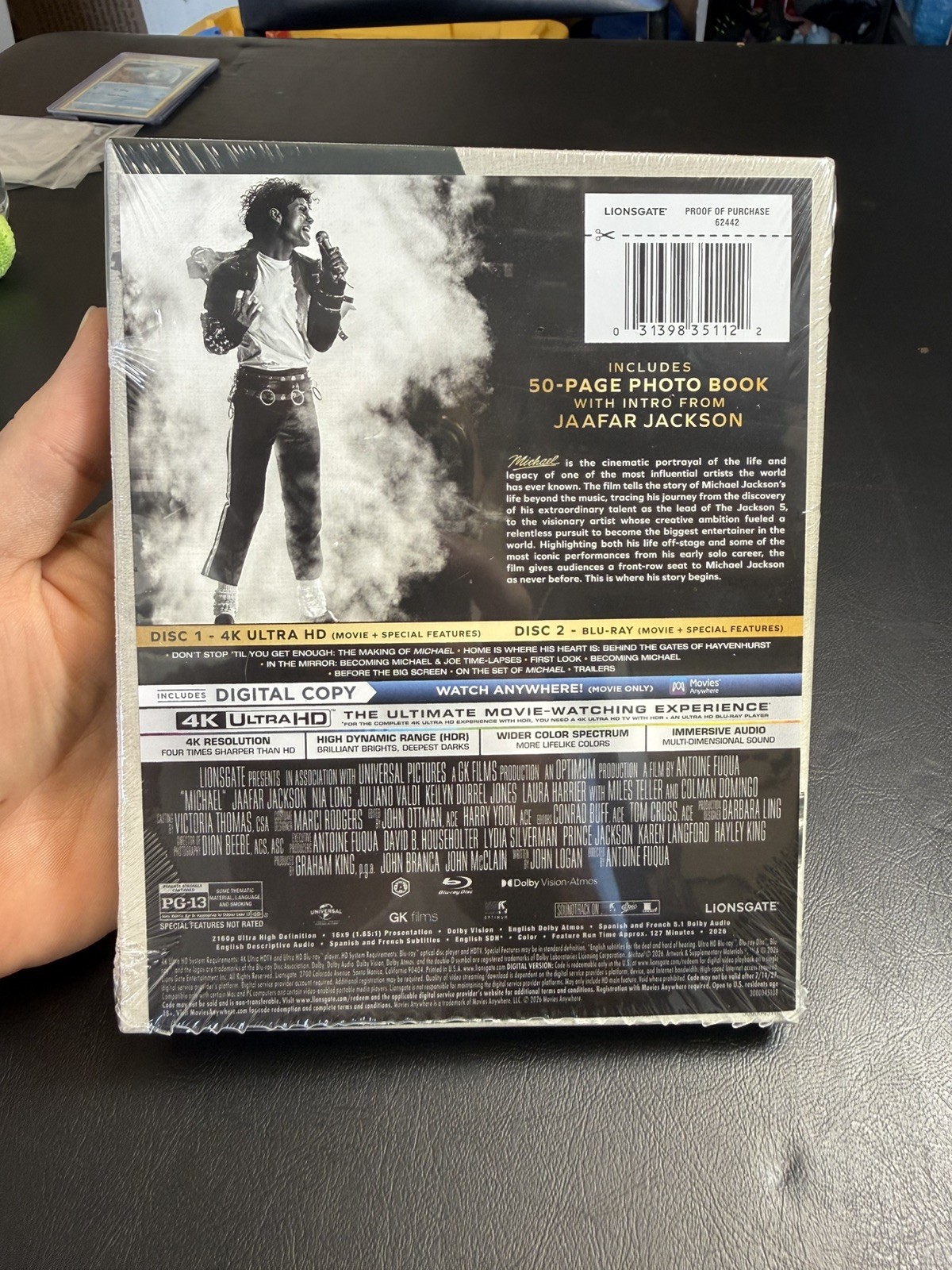 Michael (4K UHD, 2026) Lionsgate Limited Collector’s Edition, see pics!