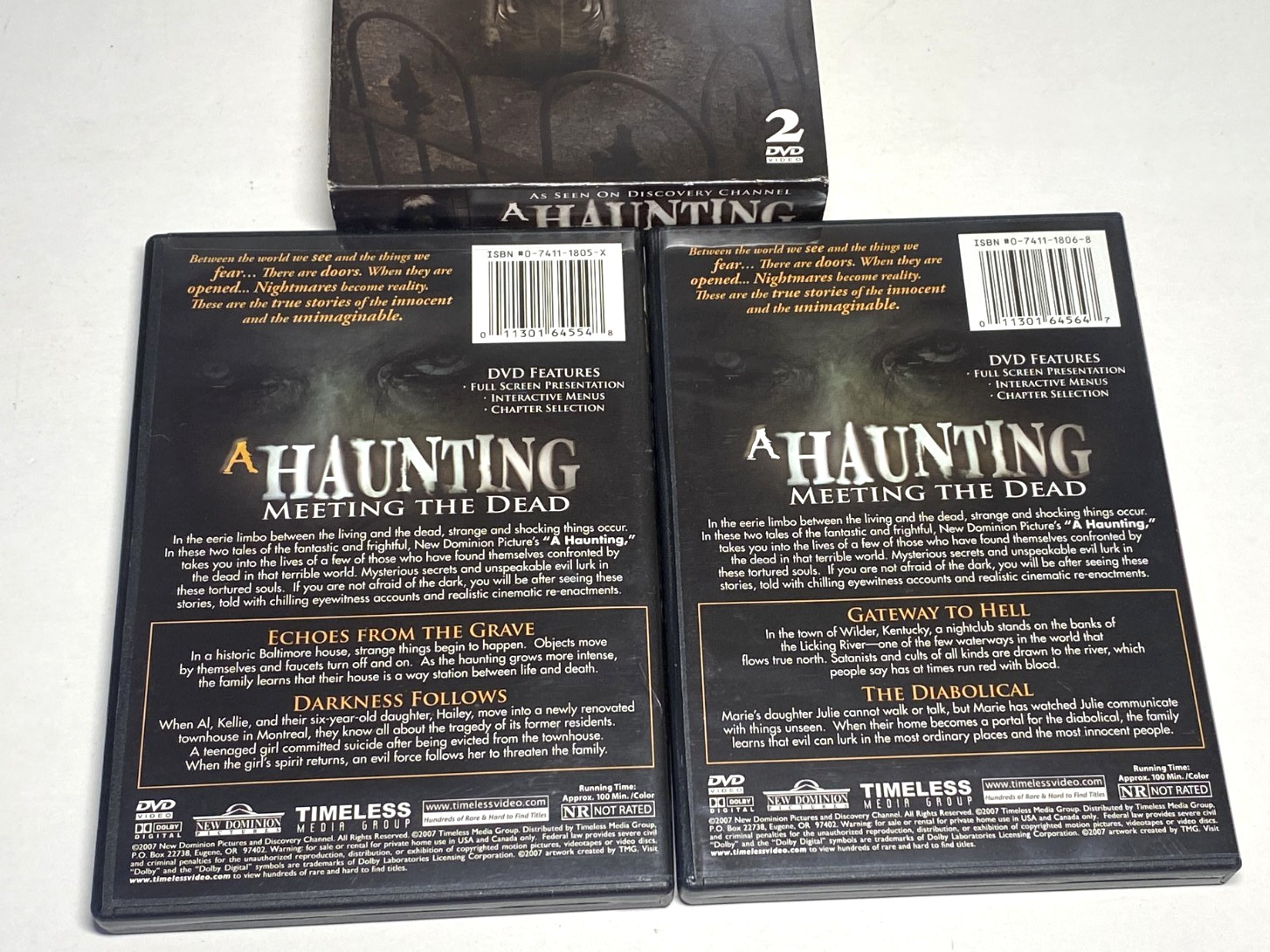 A Haunting DVD Set-2 Disc: As Seen on Discovery Channel Meeting The Dead 2007