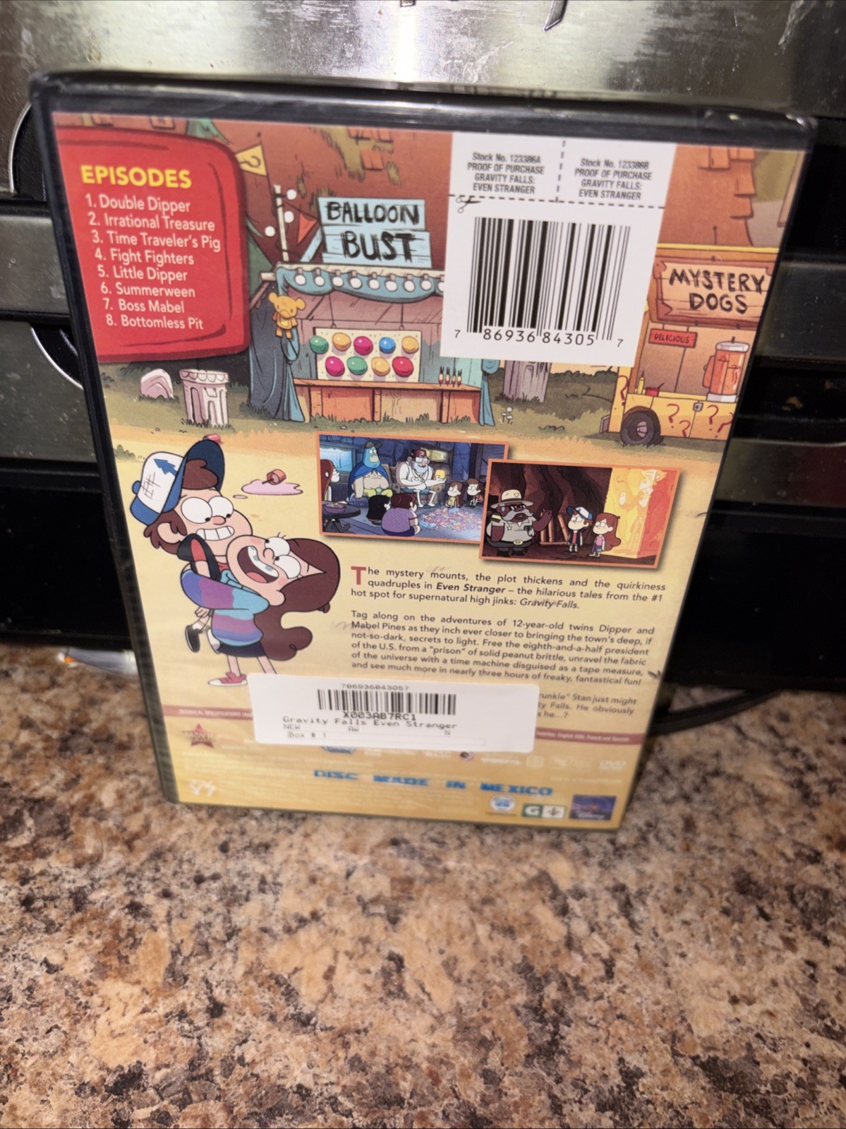 Gravity Falls Vol. 2 Even Stranger (DVD) BRAND NEW Sealed OOP