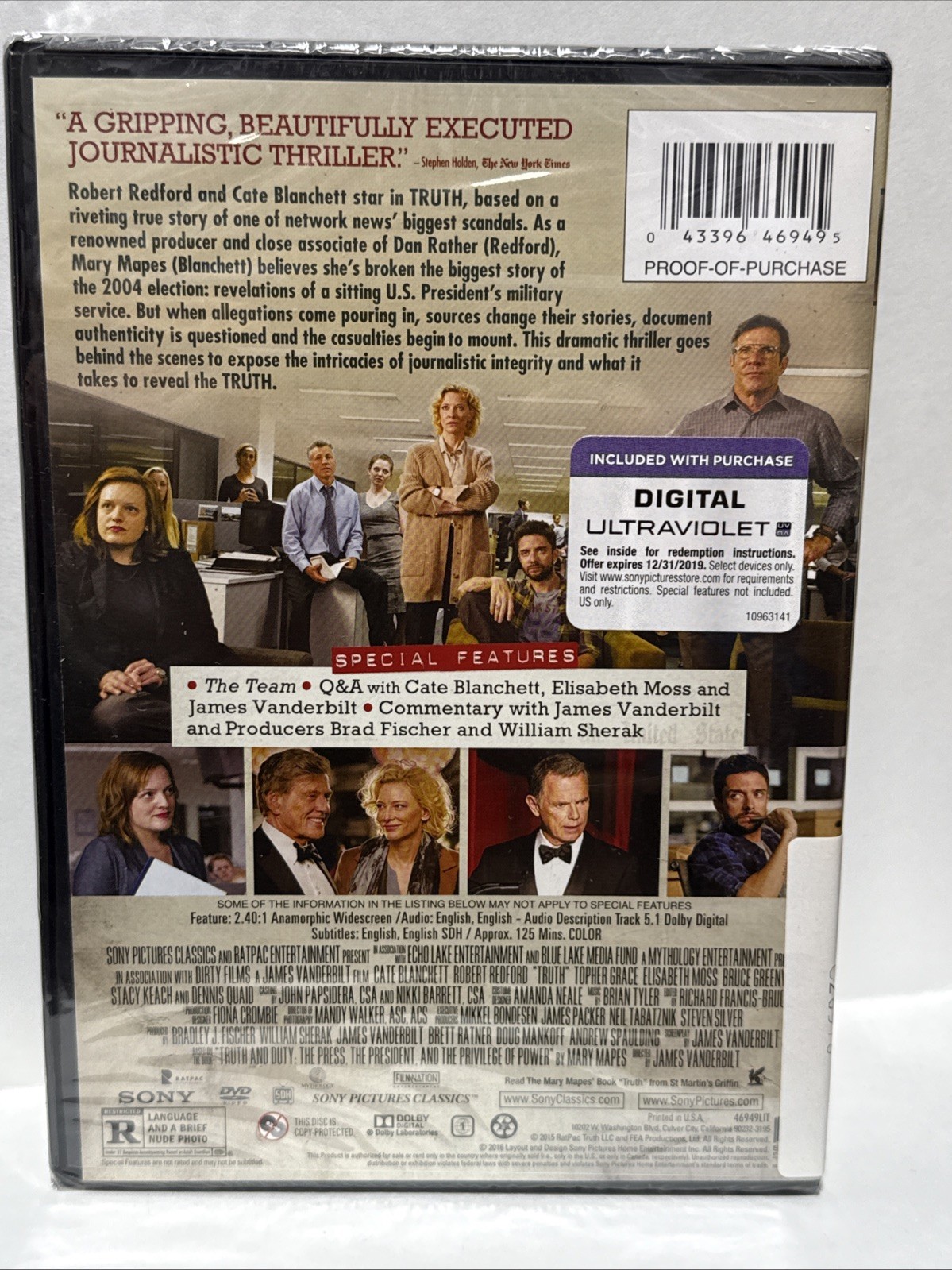 Truth (DVD, 2015)