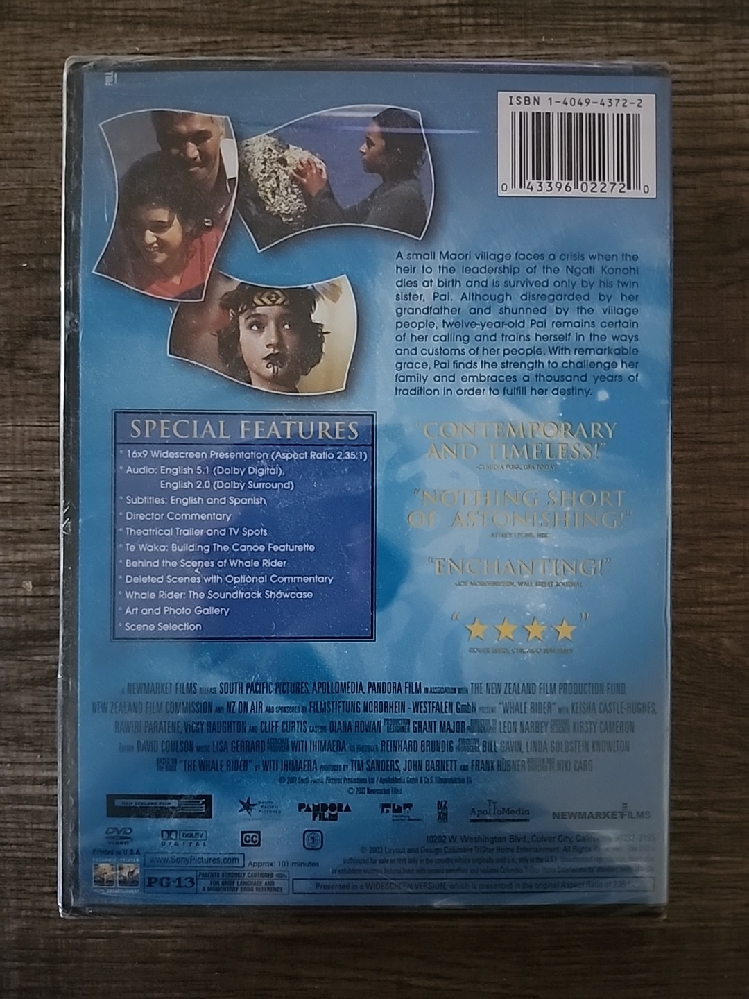 *BRAND NEW* Whale Rider (DVD, 2003, Special Edition) Niki Caro