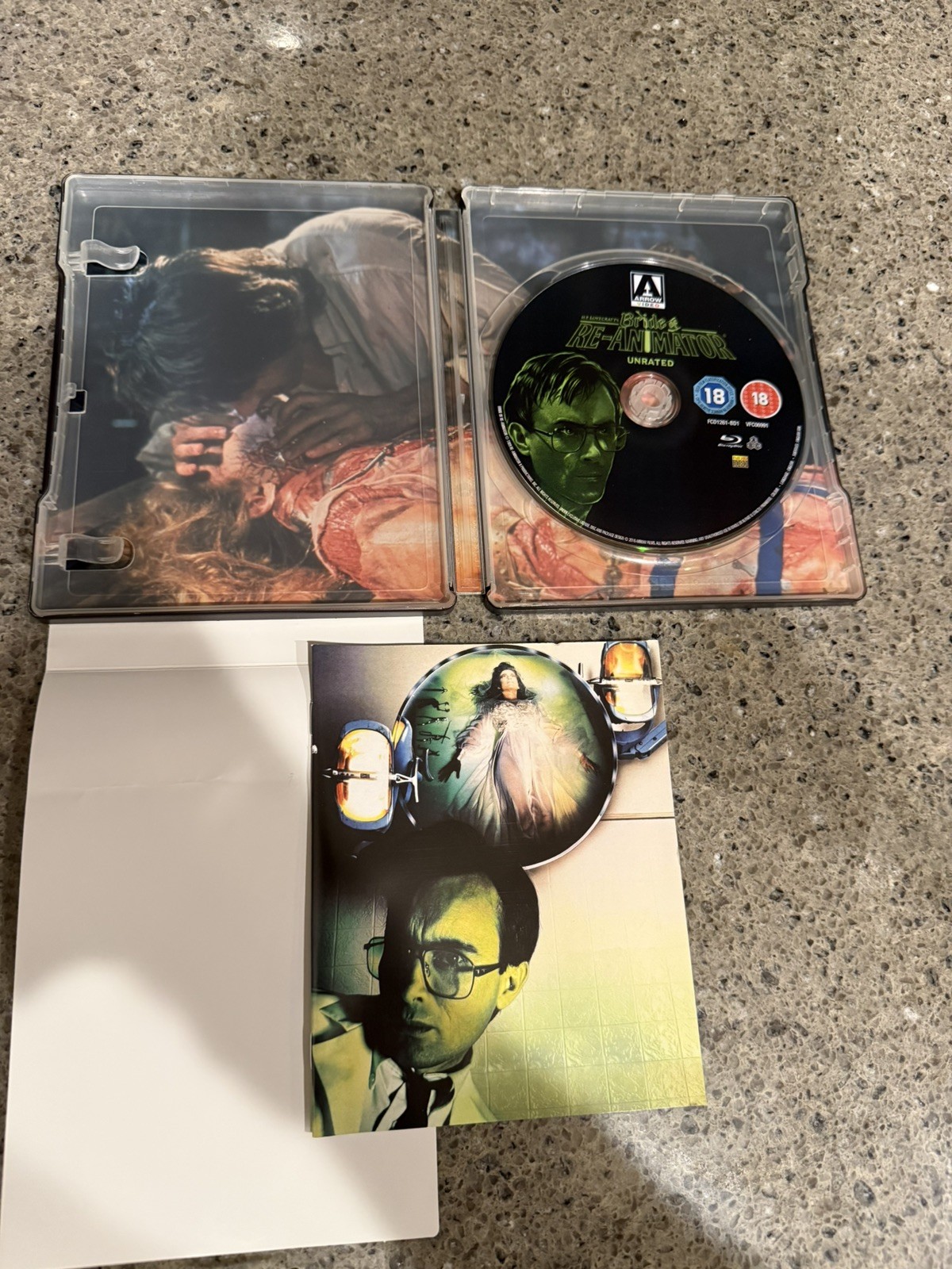 Bride of Re-animator 1990 Blu-ray ARROW VIDEO Steelbook Special Edition OOP