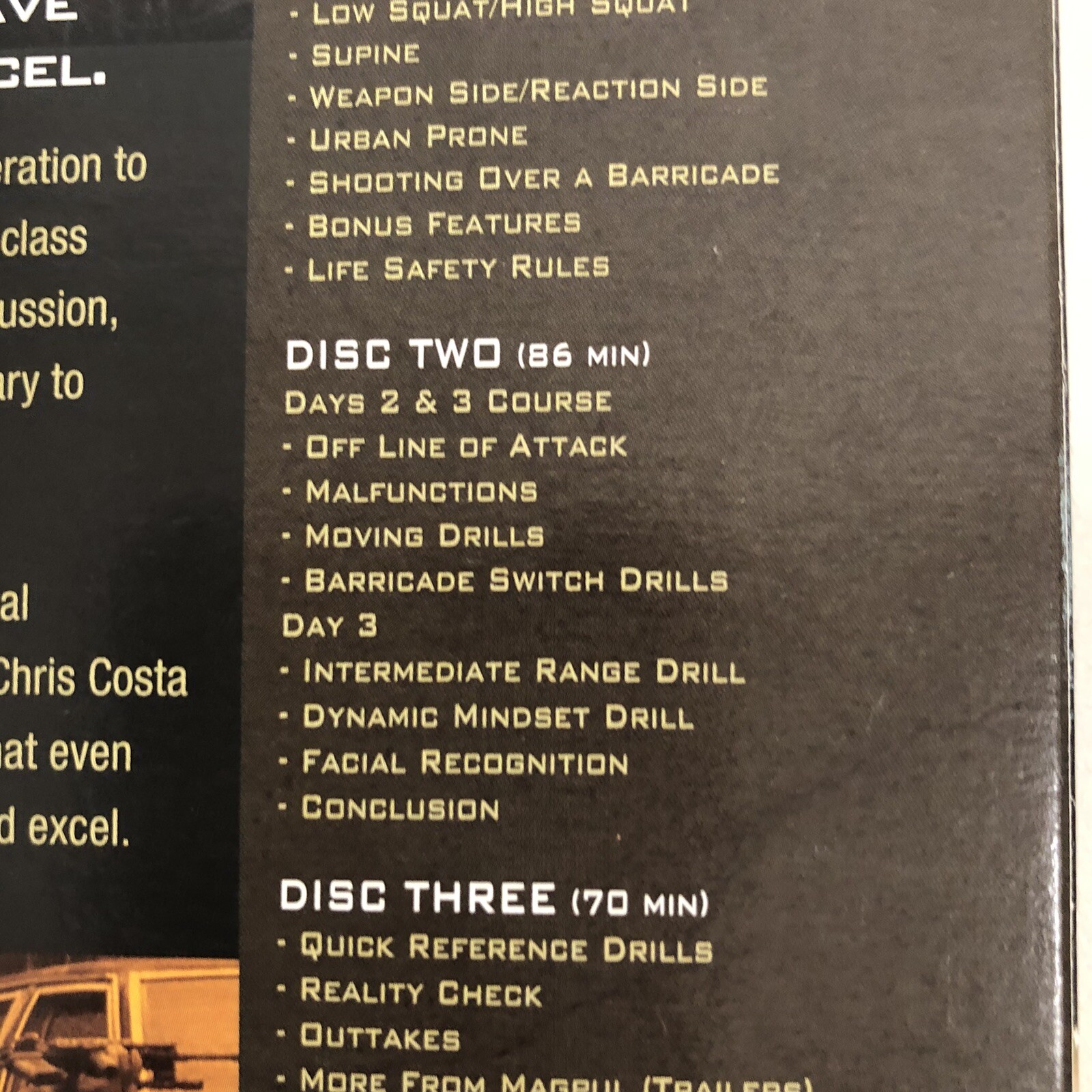 The Art Of Tactical Carbine Volume 2 DVD 4 Disc Set