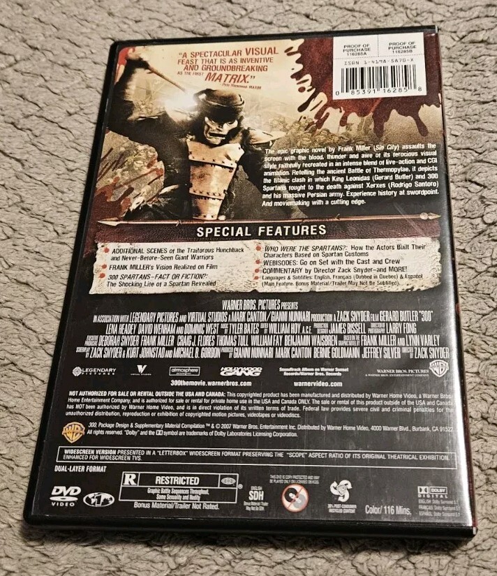 300 2007 DVD Tested Plays