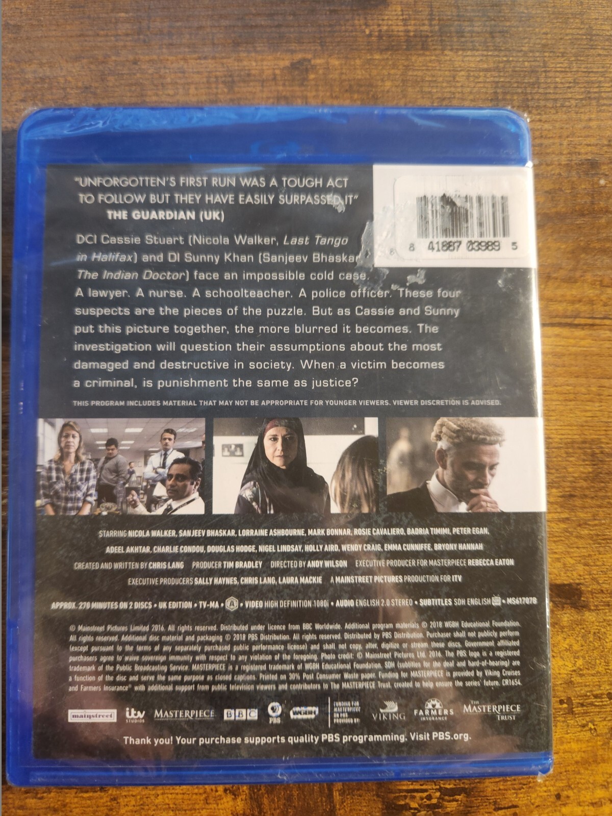 Unforgotten: The Complete Second Season (Masterpiece Mystery!) [Blu-ray] NEW
