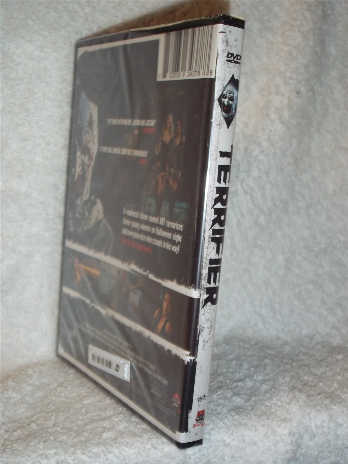 Terrifier (DVD, 2022) NEW David Howard Thornton Damien Leone gory clown horror