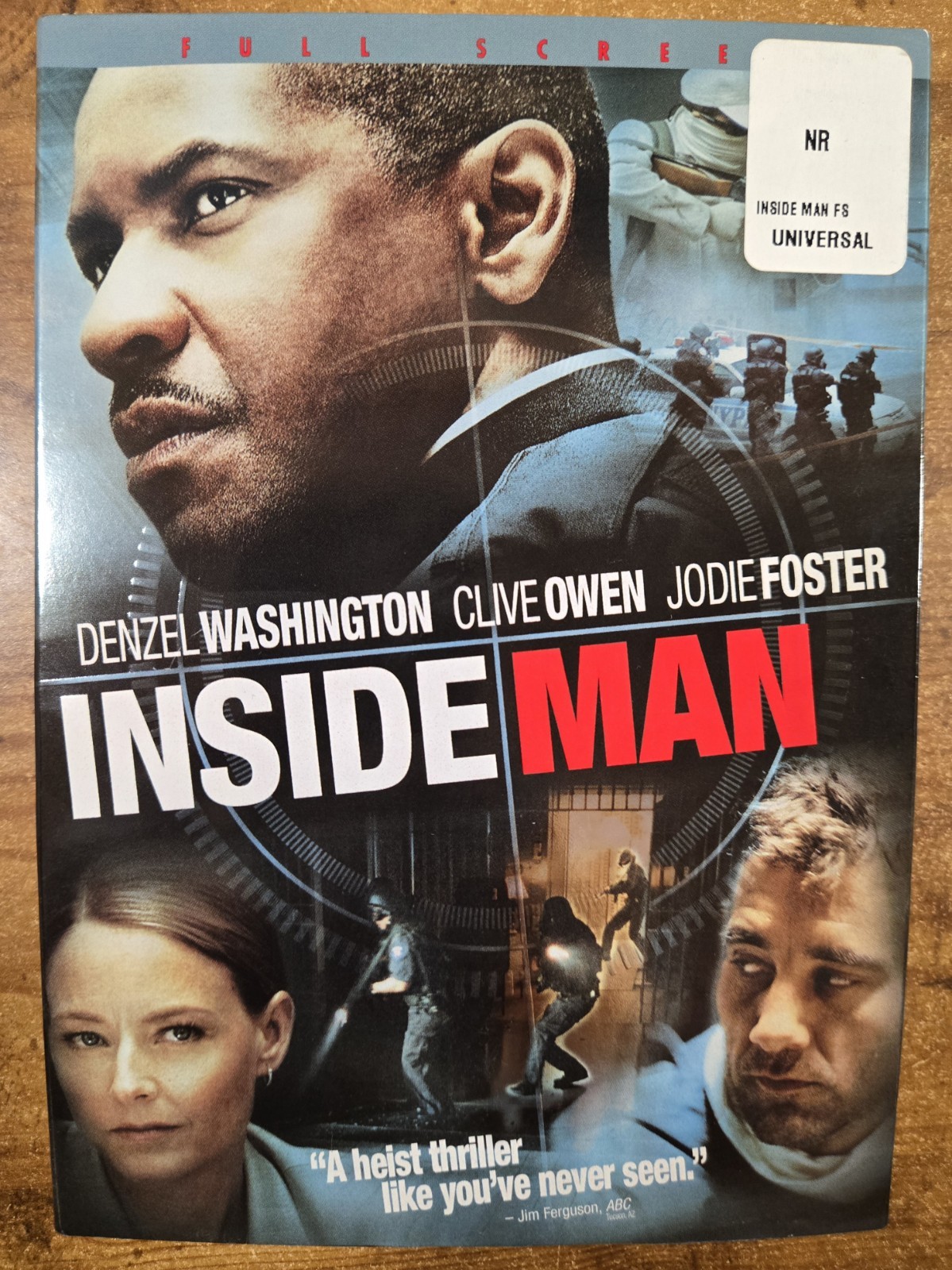 5pc. DENZEL WASHINGTON DVD Movie Lot Various Titles, Discs Great Cond., Preowned