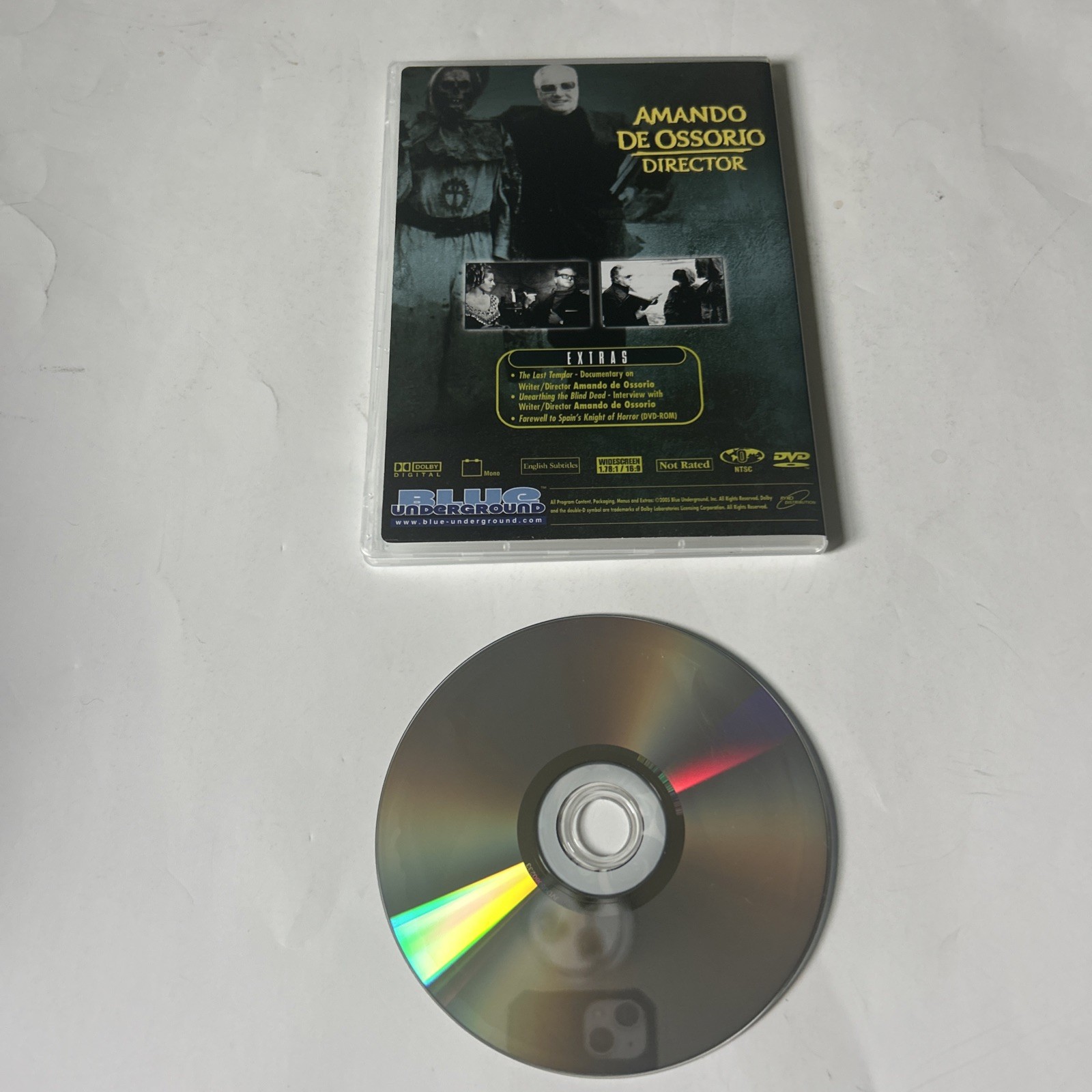 Blue Underground LE NR The Blind Dead Collection 5-DVD Box Set-book-wide-extras