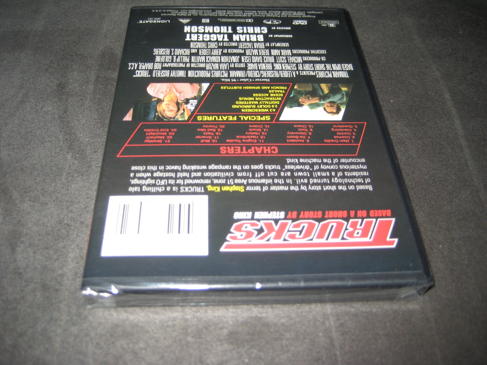 TRUCKS (DVD 1997) BRAND NEW – RATED R – WIDESCREEN – HORROR – ACTION – DRAMA